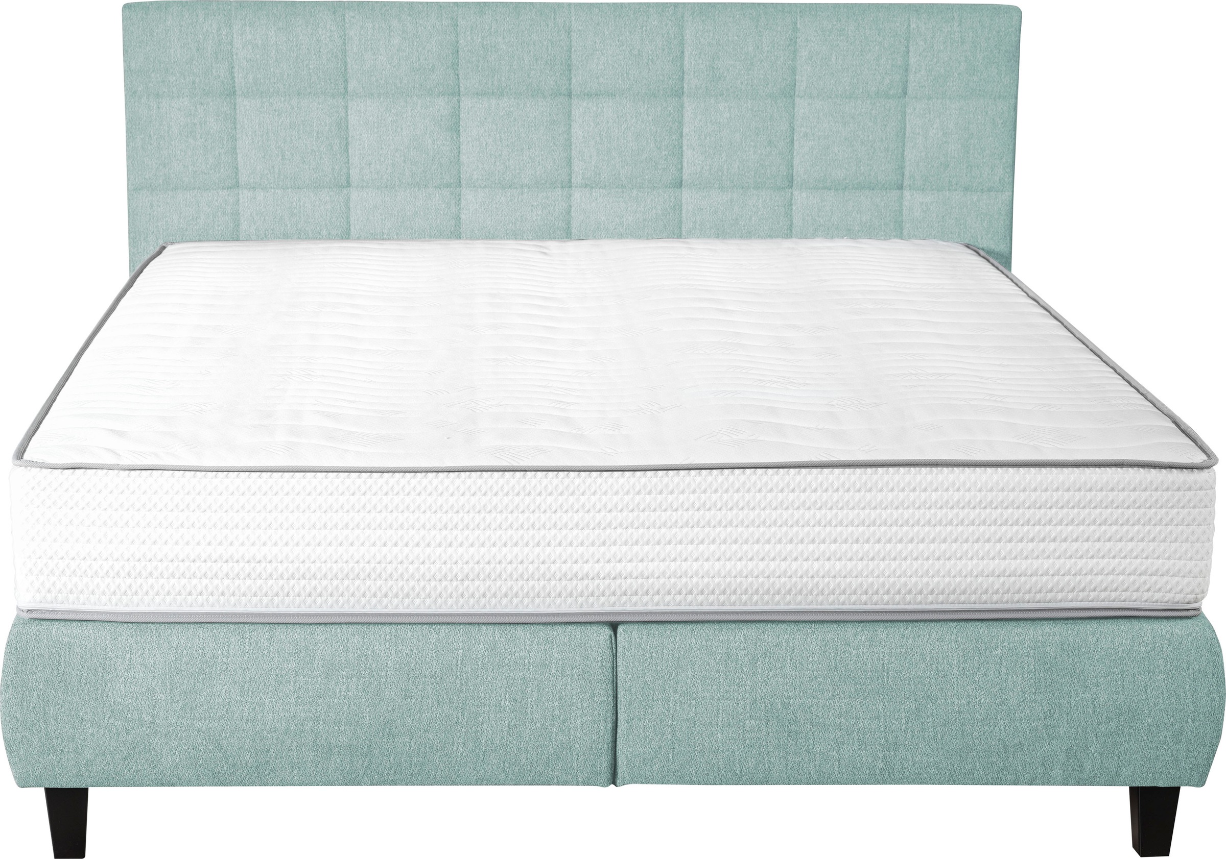 alina Boxspringbett »Edera«, Doppelbett wahlweise mit Topper, Liegefläche 180x200 cm, mit Steppung