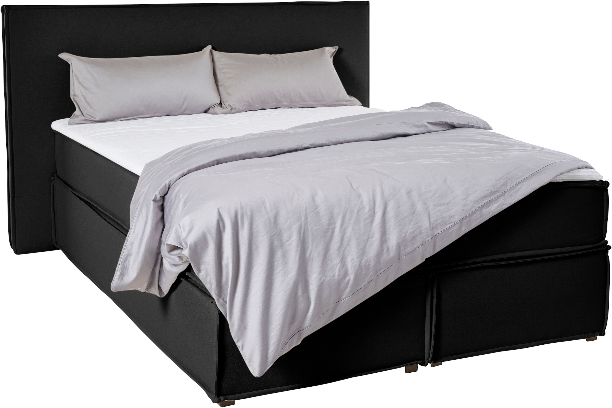 LeGer Home by Lena Gercke Boxspringbett "Yuma" incl. Topper, in 4 Breiten, günstig online kaufen