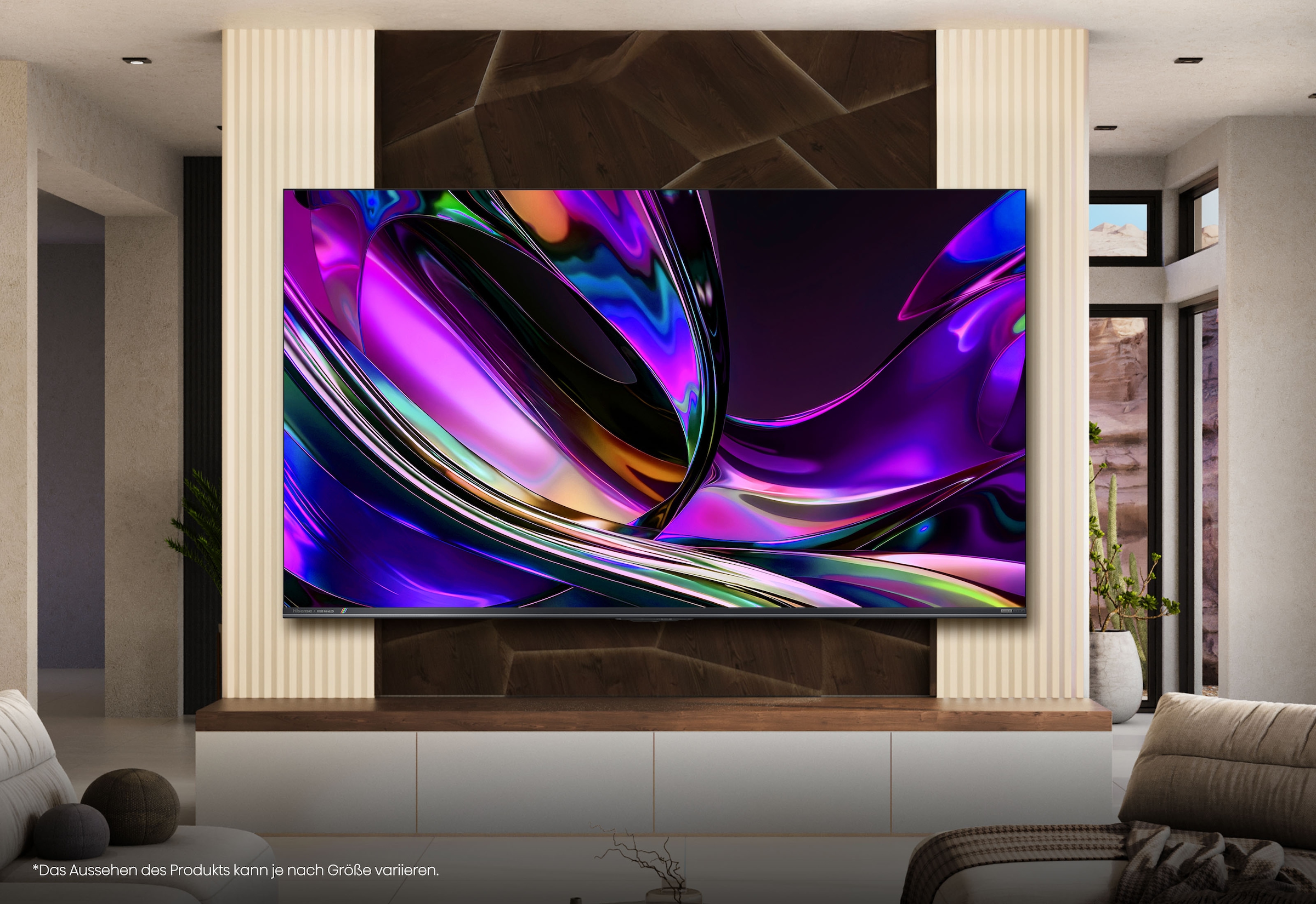 Hisense Mini-LED-Fernseher »85UR8DS« 215 cm/85 ″ Smart-TV