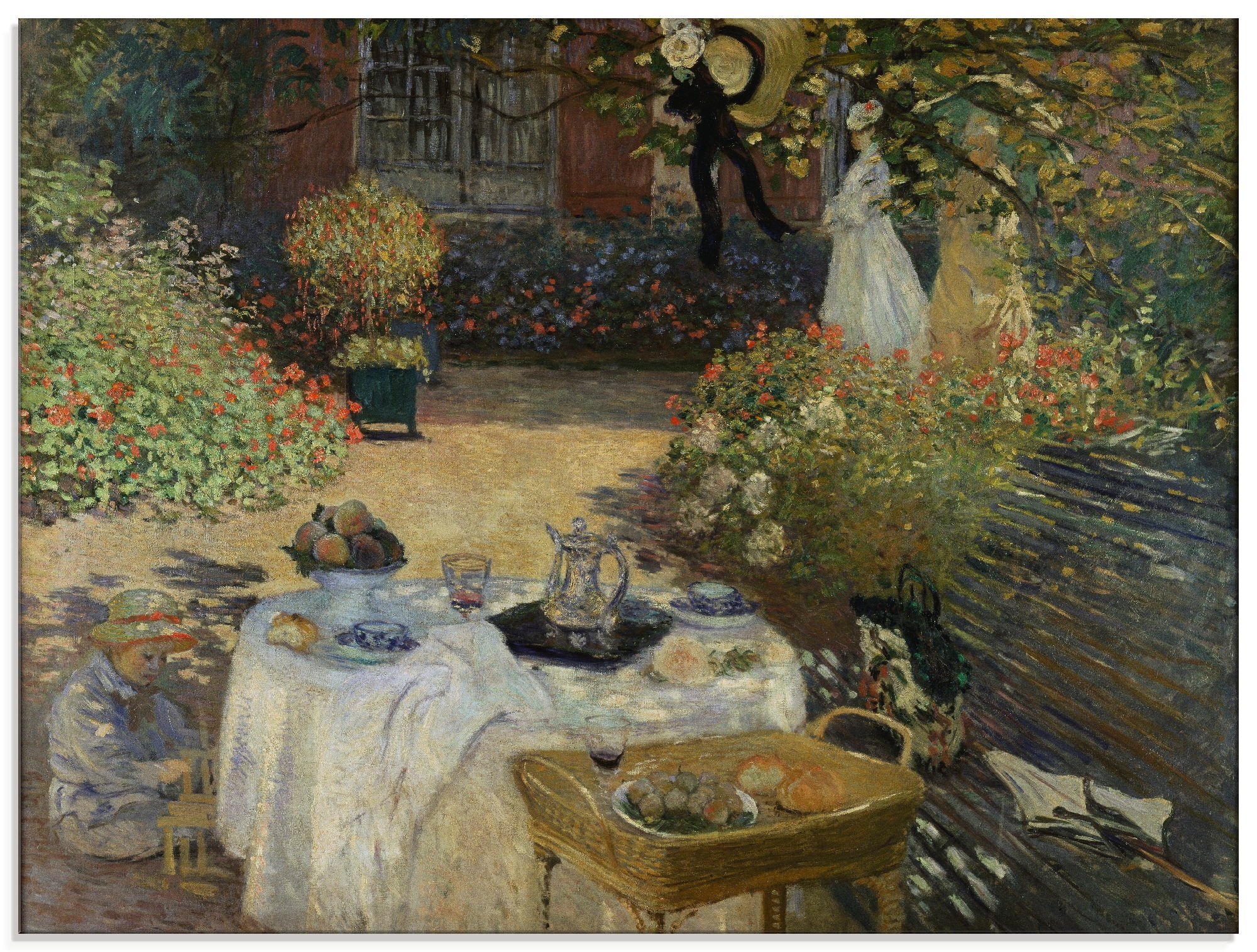 Artland Glasbild »Im Garten Claude Monets in Argenteuil«, Garten, (1 St.), günstig online kaufen