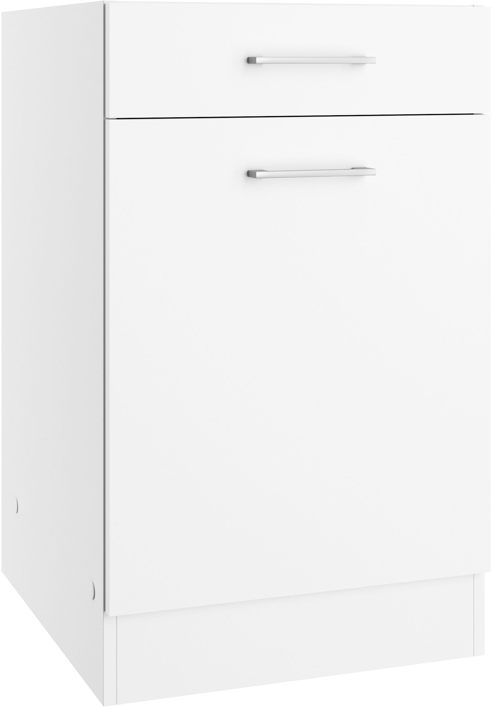 KOCHSTATION Unterschrank »KS-Milan« Unterschrank 50 cm, matte oder hochglän günstig online kaufen