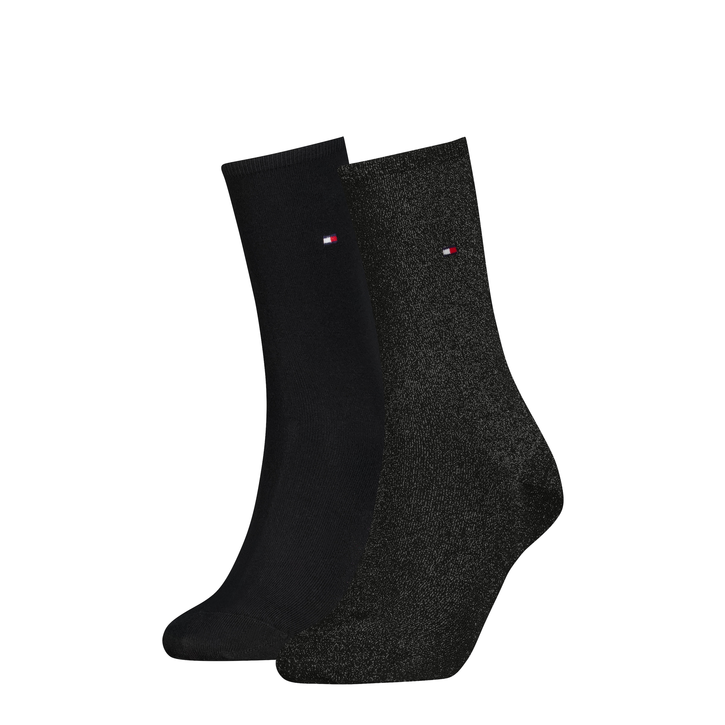 Tommy Hilfiger Socken »TH WOMEN SOCK CASUAL 2P« 2 Paar, 2 Paar tlg. mit flacher Zehennaht
