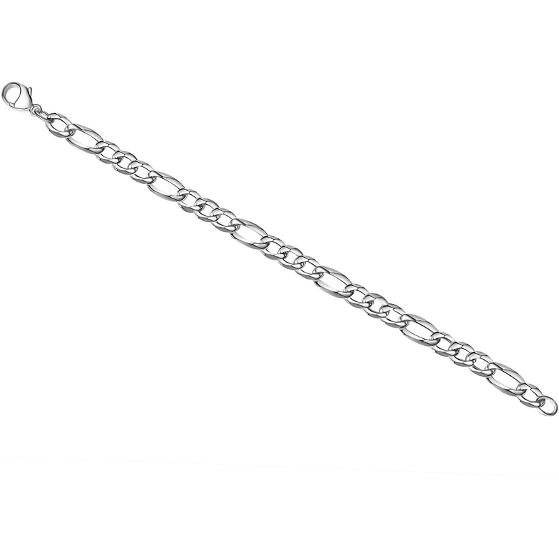 FIRETTI Armband »Schmuck Geschenk Silber 925 Armschmuck Armkette Figarokette« silberfarben 21 Klassisch elegante Armkette