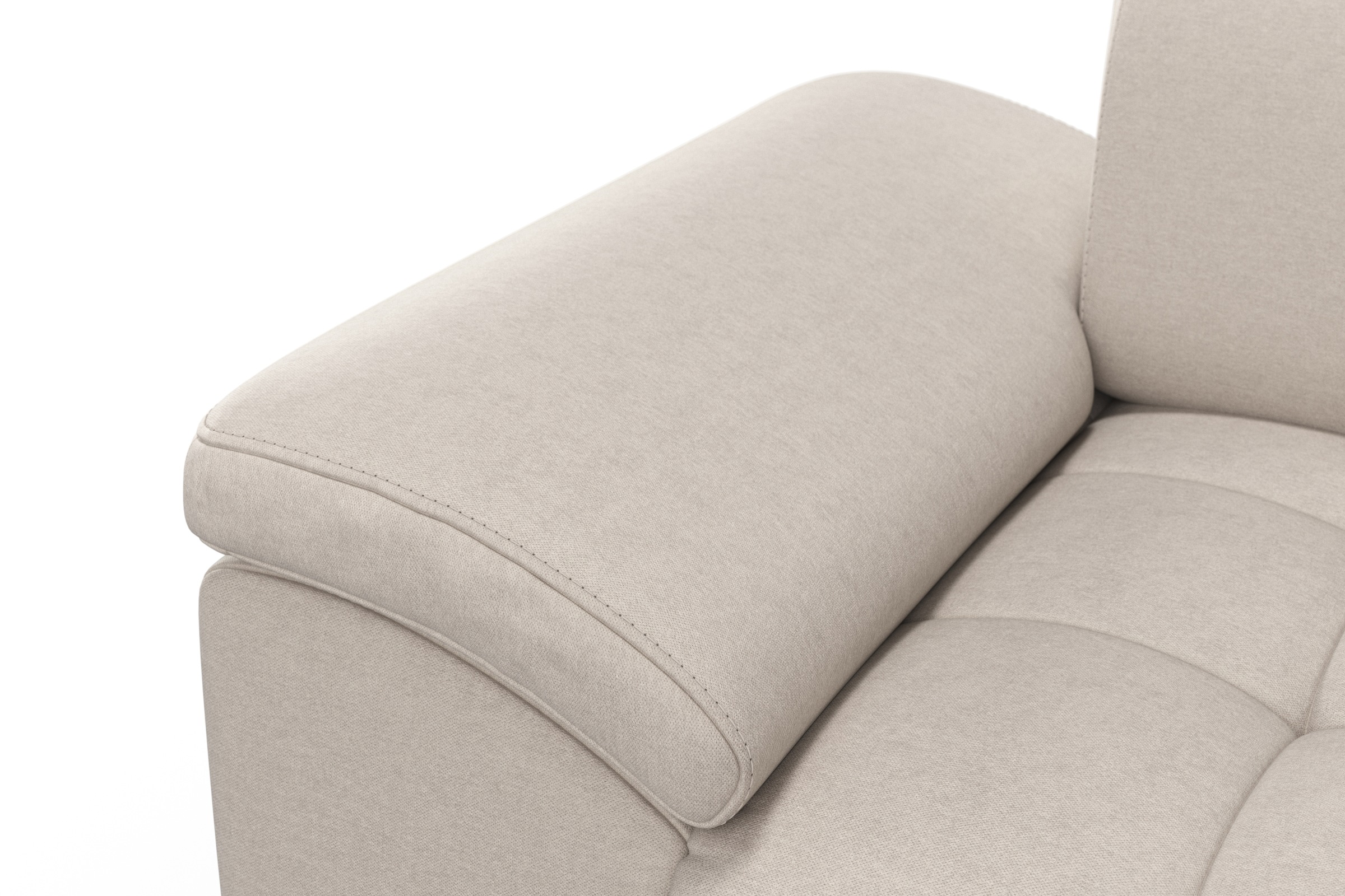 sit&more Ecksofa »Cool L-Form«, wahlweise mit Kopfteilverstellung und Vorziehsitz motorisch