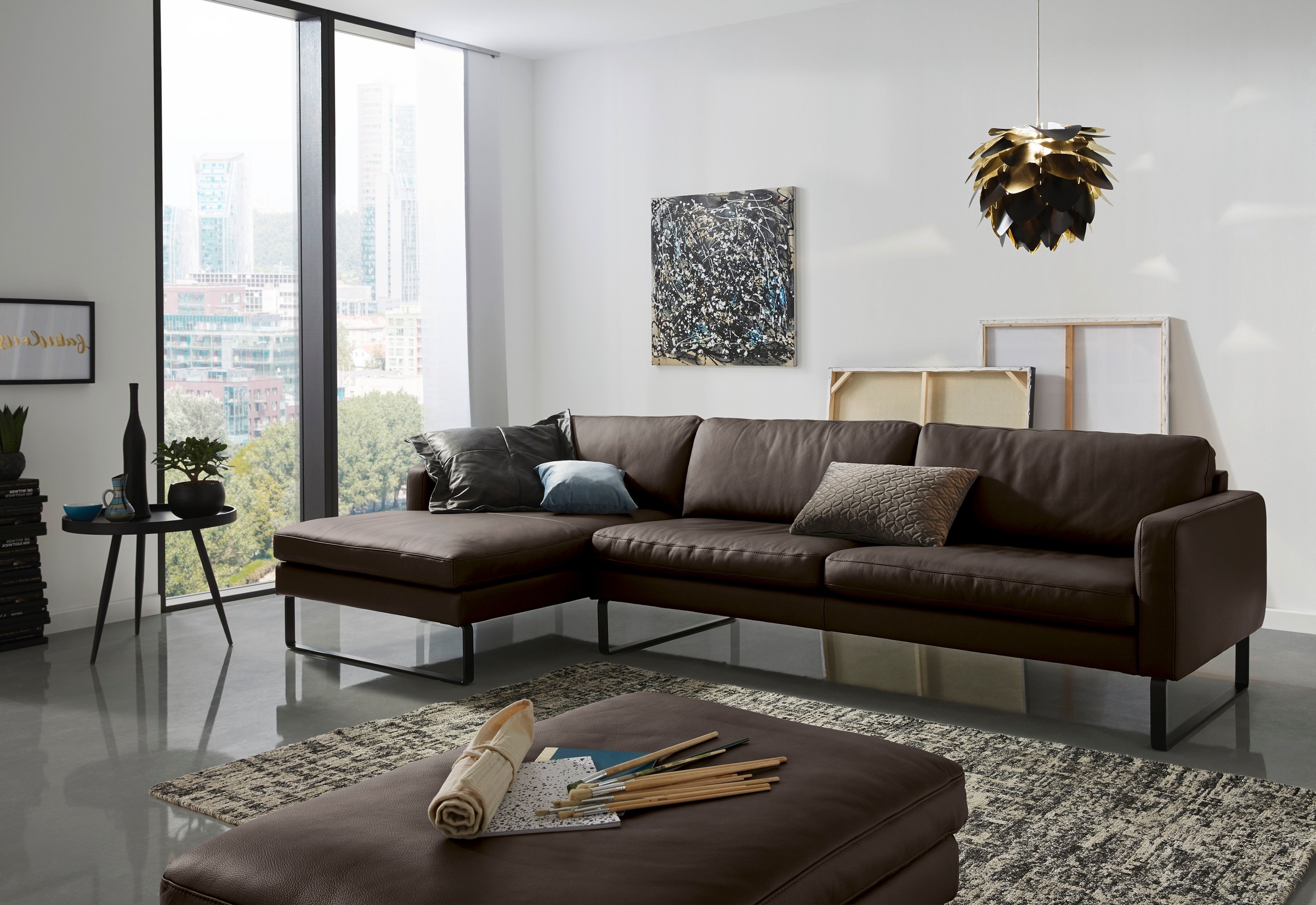 3C Candy Ecksofa »Aidan modernes Sofa in aktueller Formensprache, bequem, L günstig online kaufen