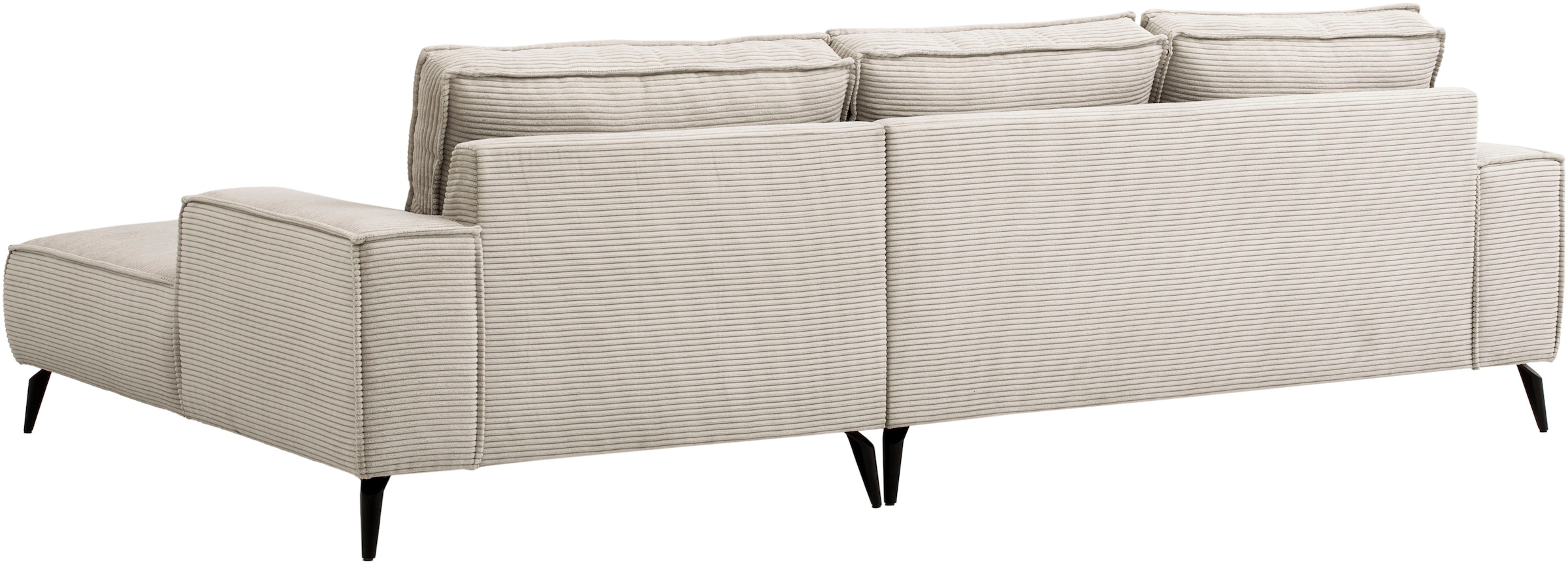 andas Sitzgruppe »TVINNU, Polsterecke L-Form, Schlaffunktion, mit Hocker«, (Set, 2 tlg.), stellbar zum Schlafsofa (Krokodilverbinder)
