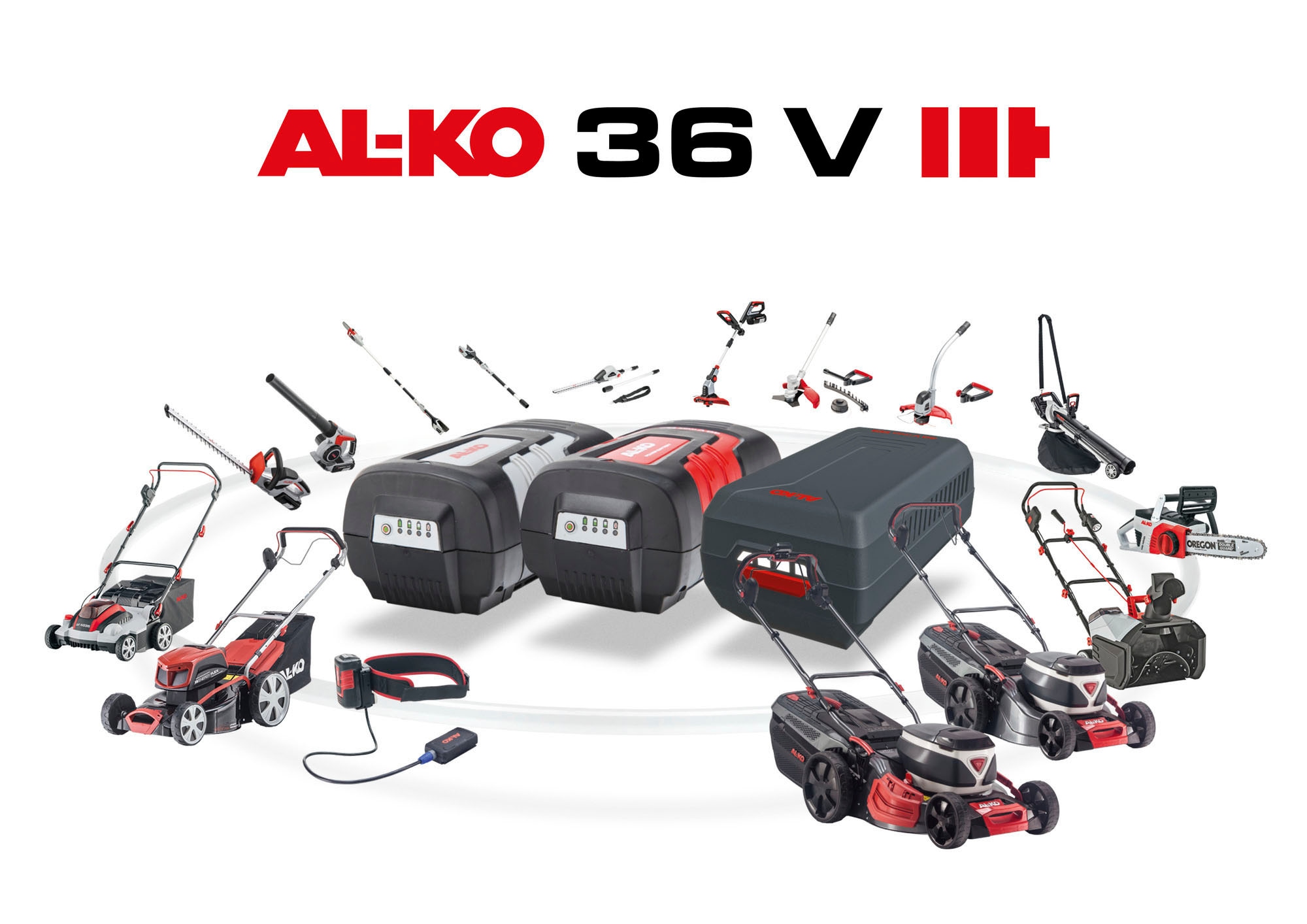 AL-KO Akku-Rasentrimmer »ENERGY FLEX Multitool MT 40«, Basisgerät ohne Aufsätze, Akku und Ladegerät