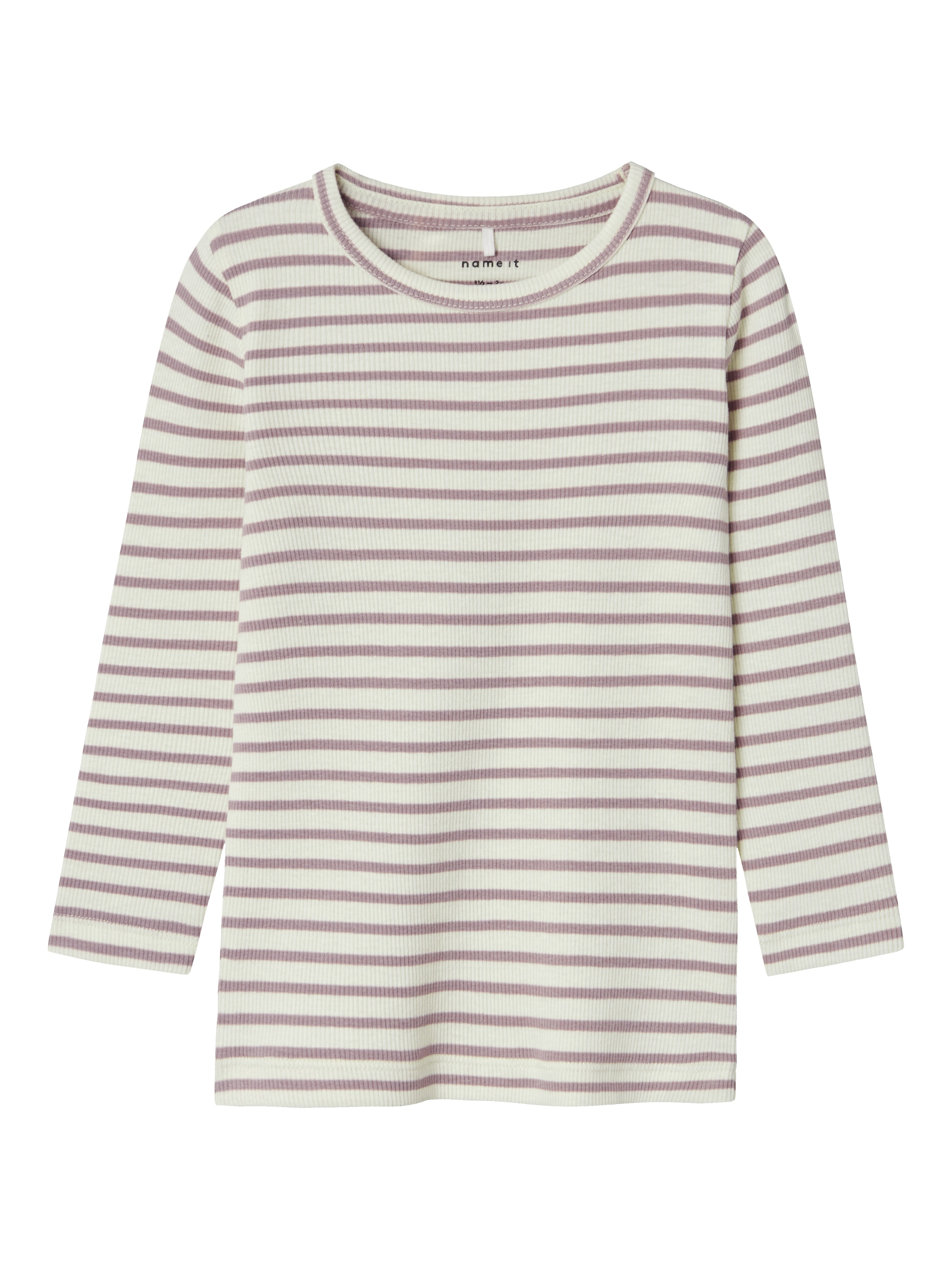 Name It Langarmshirt »NMNBANI LS XSL TOP NOOS«, Ringel-Look in toller Rippen-Qualität