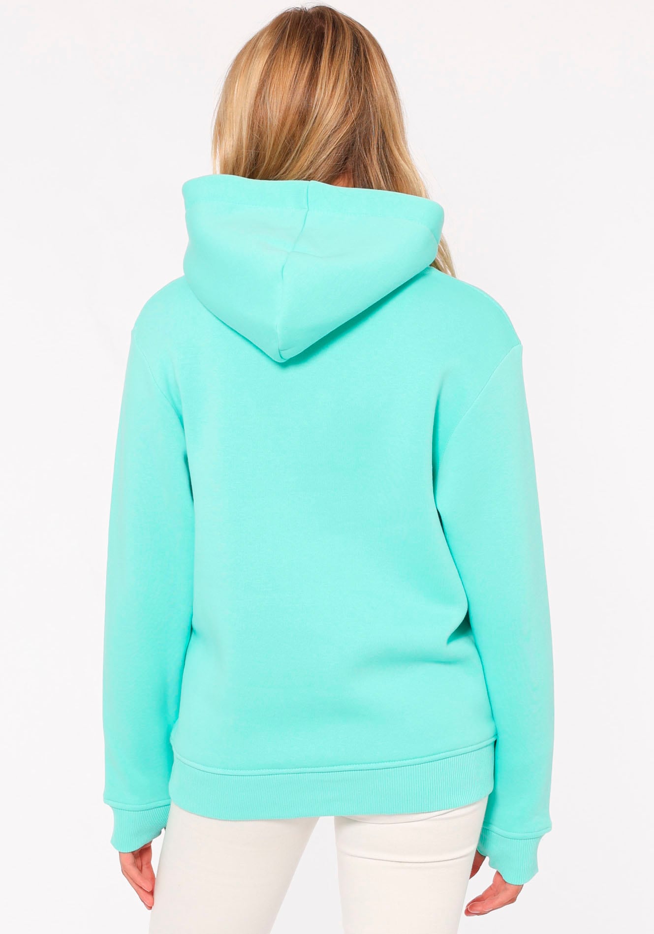 Zwillingsherz Hoodie »Strand Meer Küste«, mit Kapuze und gleichfarbig gesticktem Ankermotiv