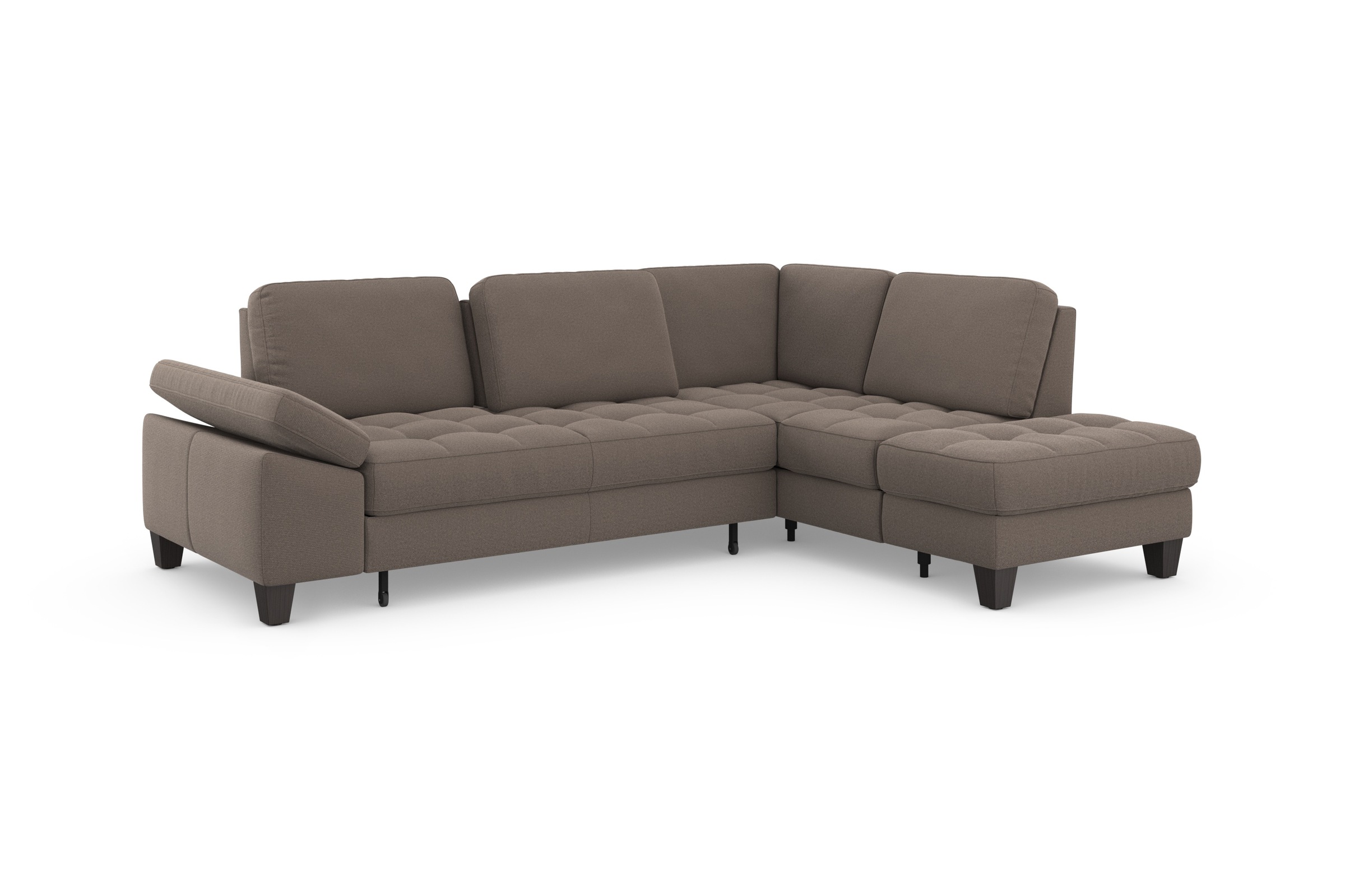 sit&more Ecksofa »Westham L-Form«, mit Ottomane, mit oder ohne Bettfunktion, Bettkasten, Verstellung