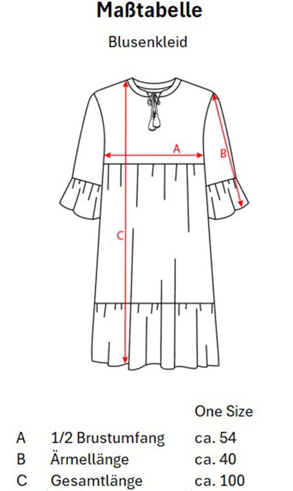 Zwillingsherz Sommerkleid »"Power Farben"«, mit Tasseln, Trompeten Ärmeln und Eingriffstaschen