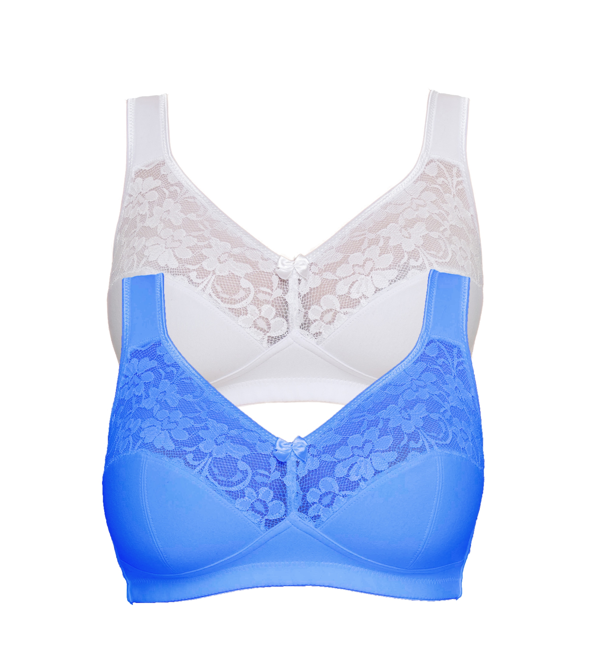 Susa »Basic« Spitze, genähte Cups, Baumwollmix, elastisch, BH-Set