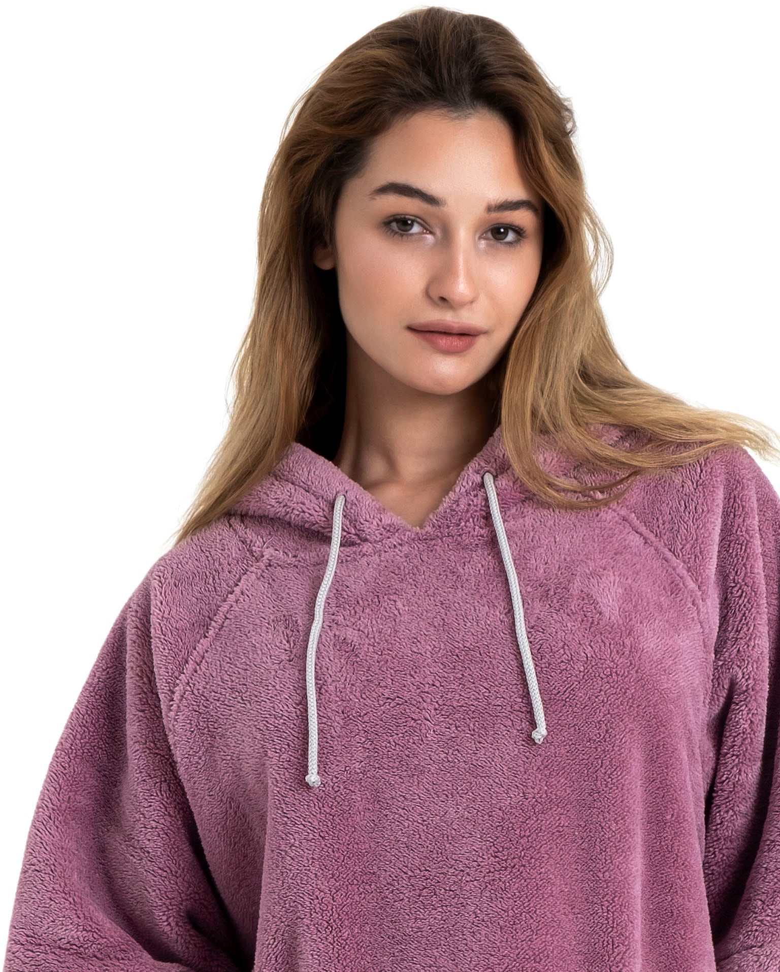 my home Badeponcho »Lillou, ideal für Sauna, Spa & im Urlaub«, (1 St.), weich und kuschelig, Fleece, Unisex, für Damen und Herren, Surfponcho