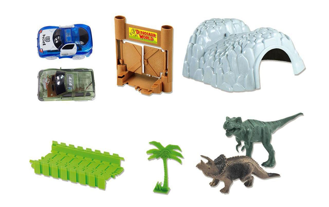 Amewi Autorennbahn »Traxx Dino-Park«