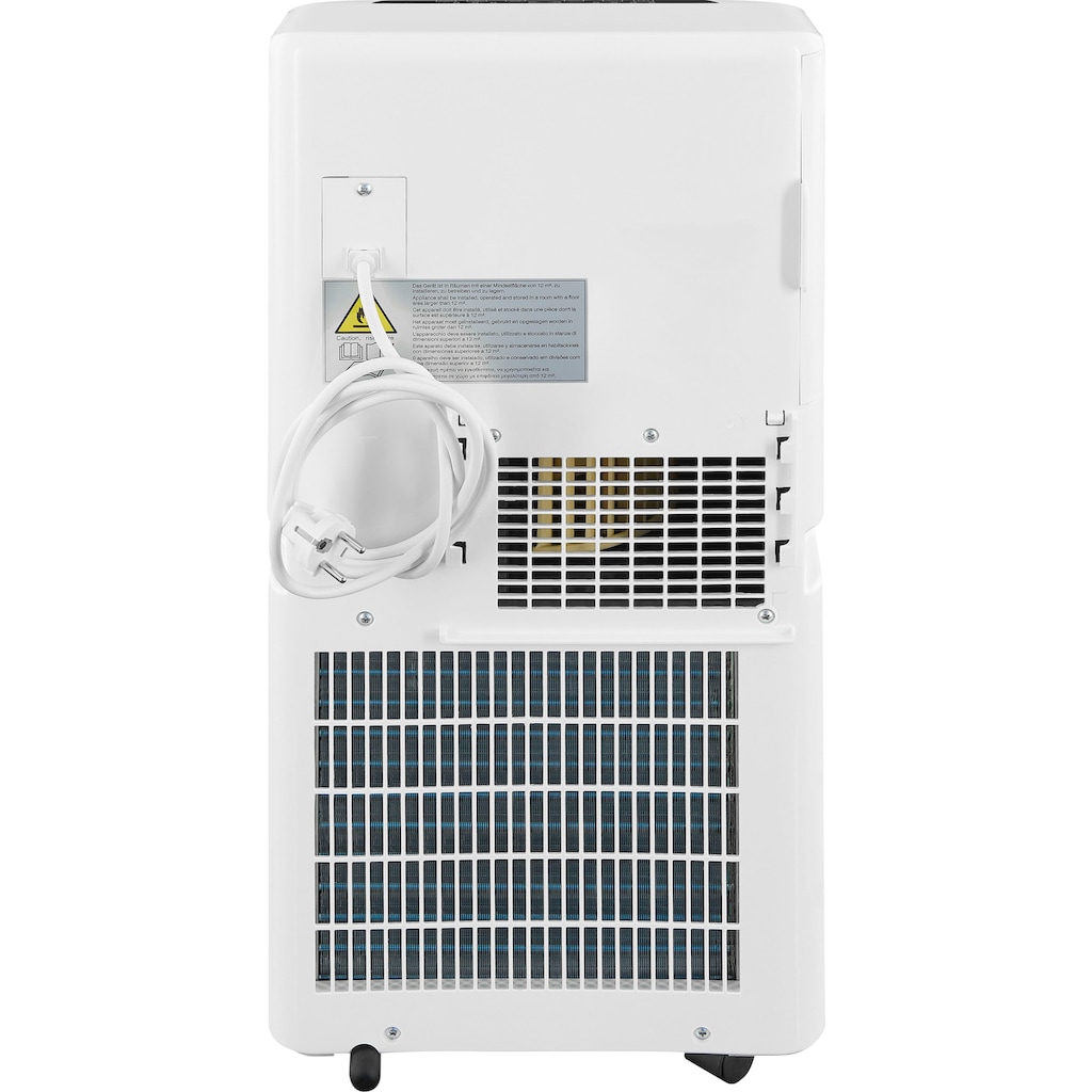 exquisit 3-in-1-Klimagerät »CM 30752 we«, Luftkühlung - 7.000 BTU/h, Entfeuchtung - 19,2 Liter/Tag, Ventilation, geeignet für 20 m² Räume
