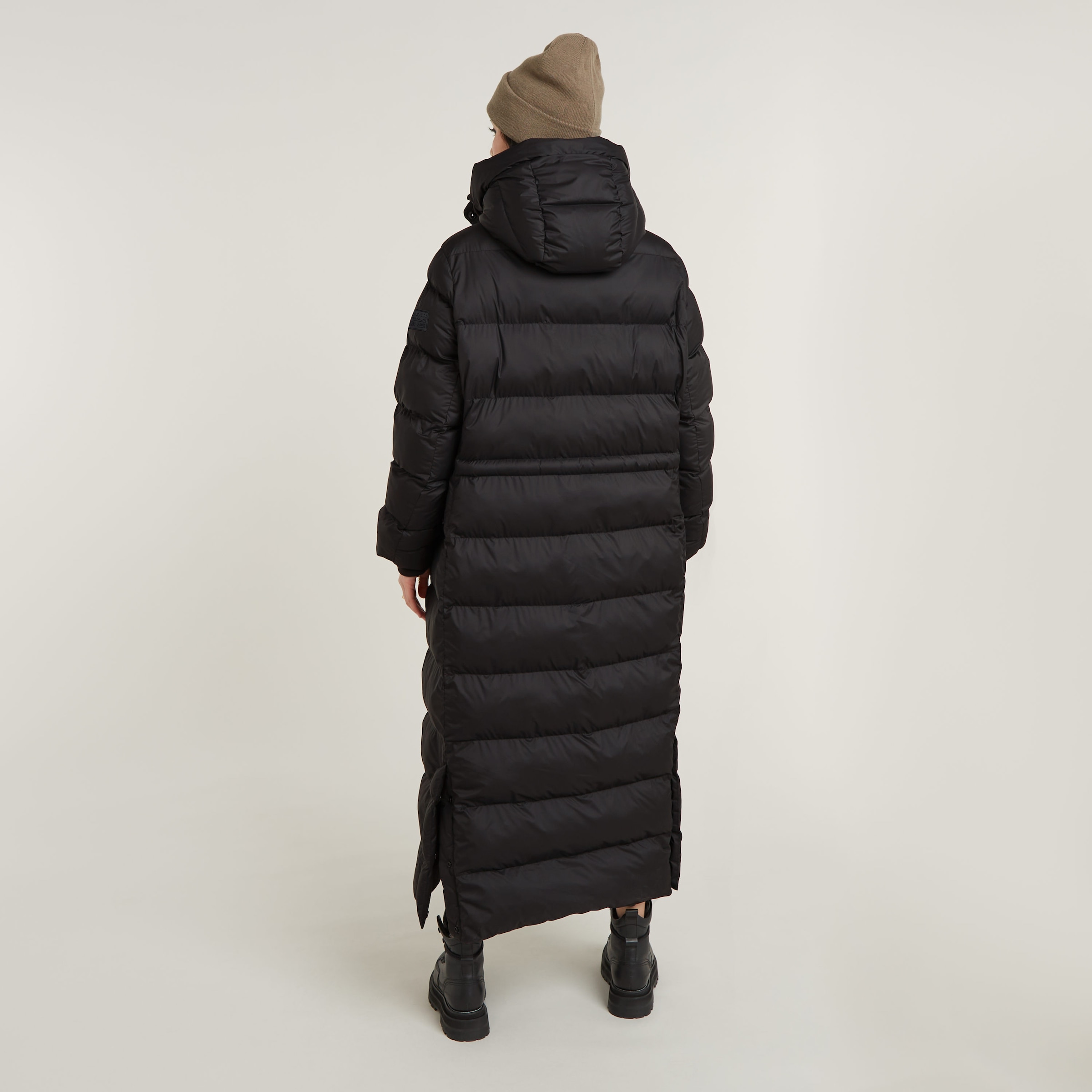 G-STAR Steppjacke »Whistler Long Puffer«, mit Kapuze, mit zusätzlichem Kordelzug innen