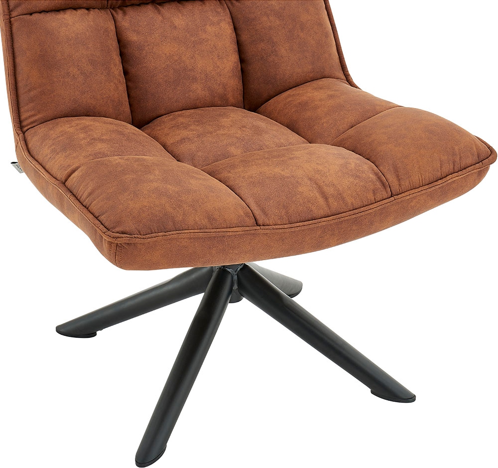 andas Drehsessel »Wanja«, mit Metallgestell und Samtvelours Bezug, Sitzhöhe 47 cm, Relaxsessel