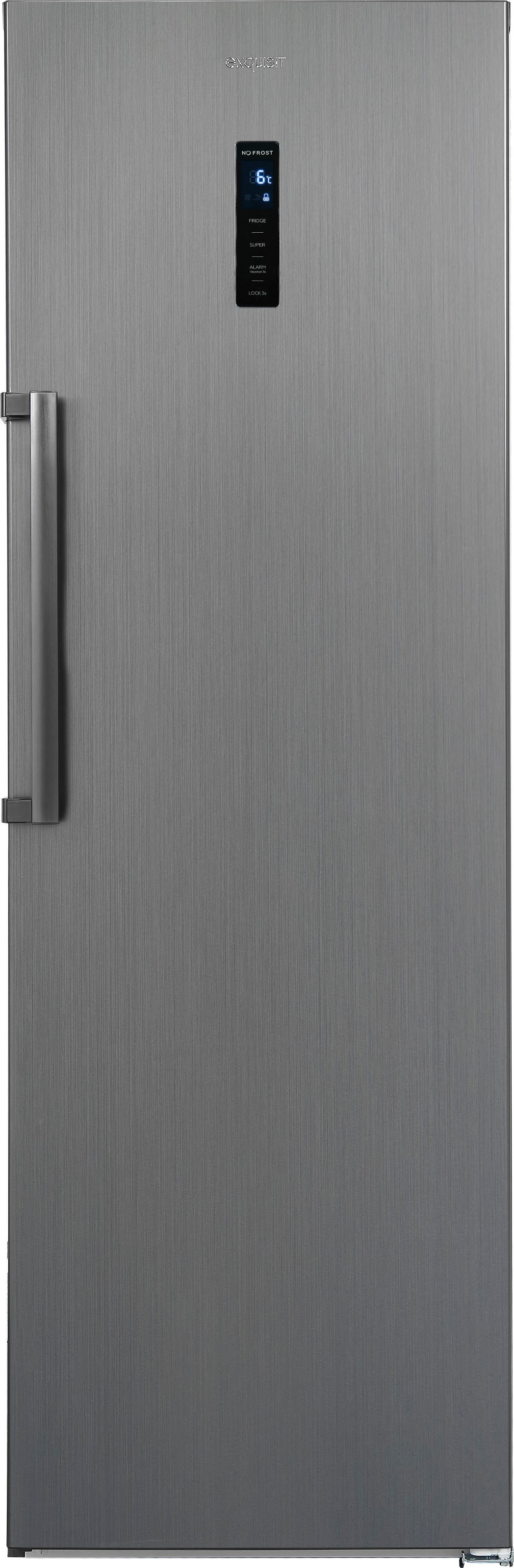 exquisit Vollraumkühlschrank »KS360-V-HE-040D«, 359 Liter Nutzinhalt, NoFrost, Display