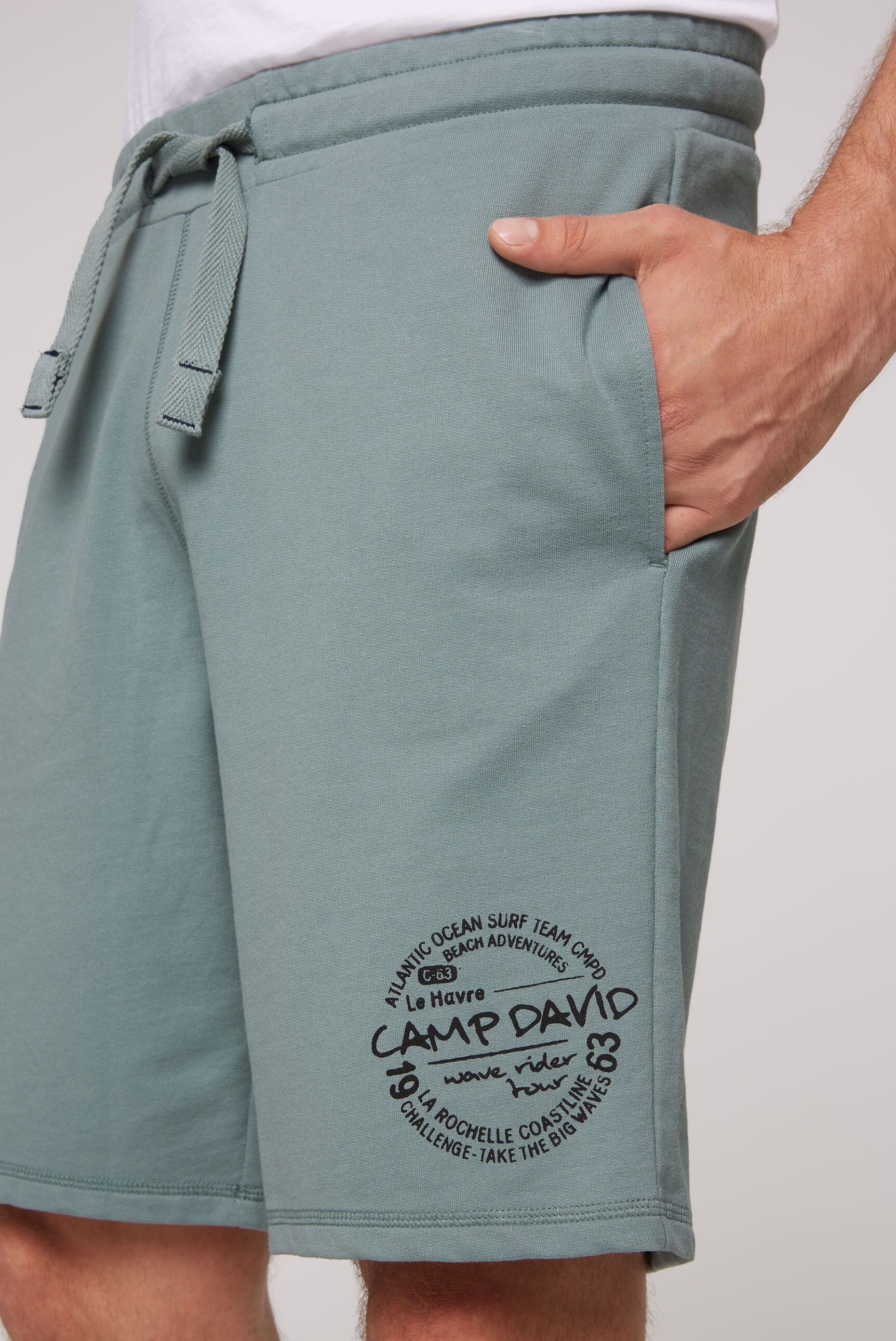 3. Bild von CAMP DAVID Sweatshorts, mit Elastikbund