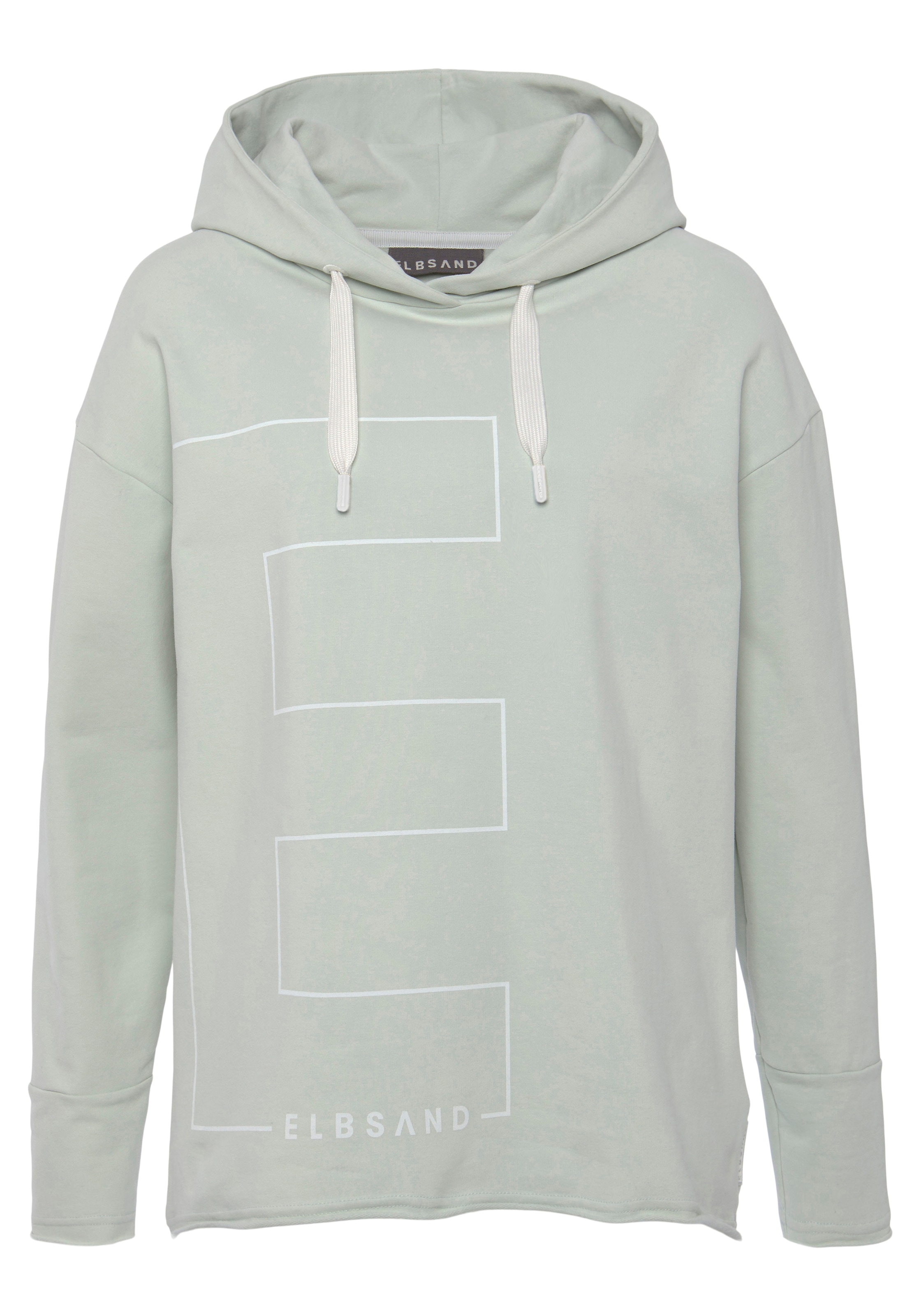 Elbsand Kapuzensweatshirt »Dea«, Hoodie mit Logodruck vorne