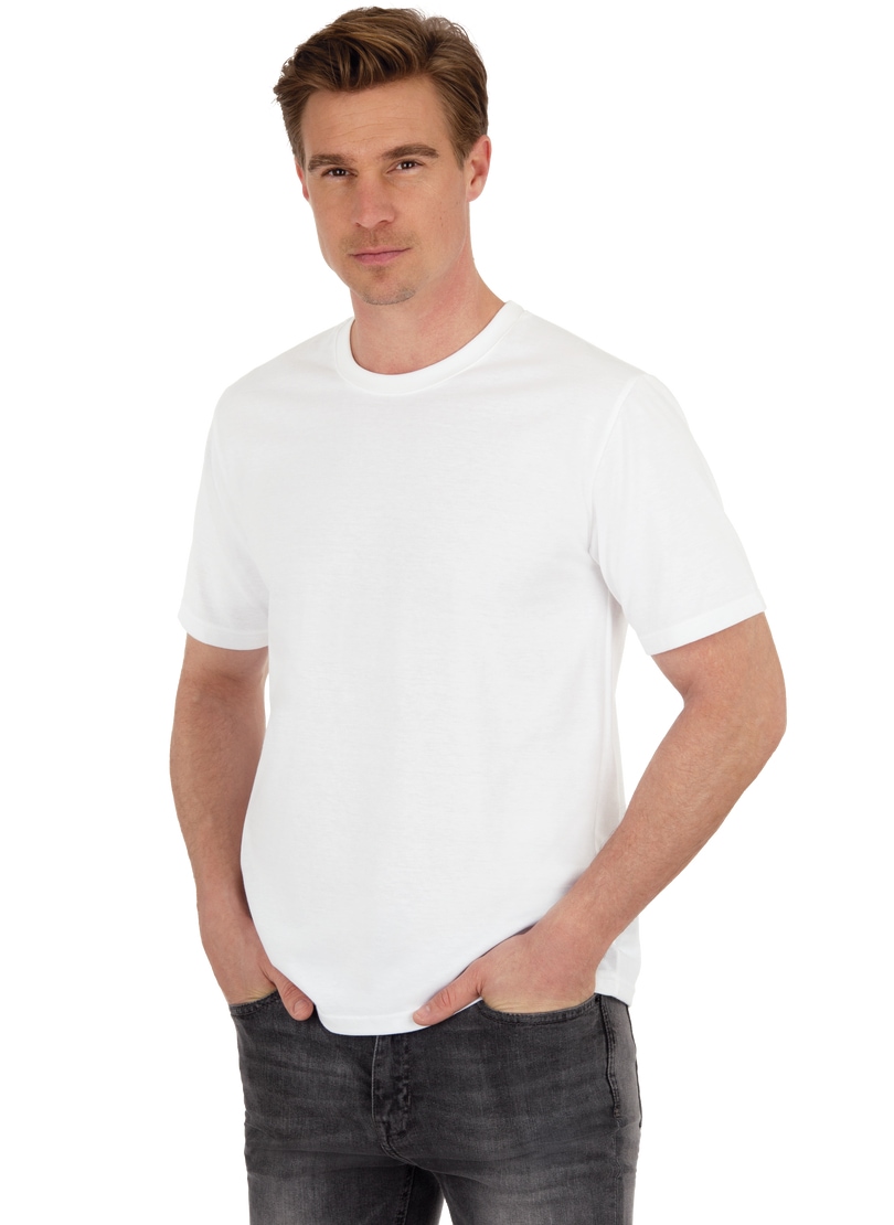 Trigema T-Shirt »TRIGEMA T-Shirt aus 100% Baumwolle«, (1 tlg.)