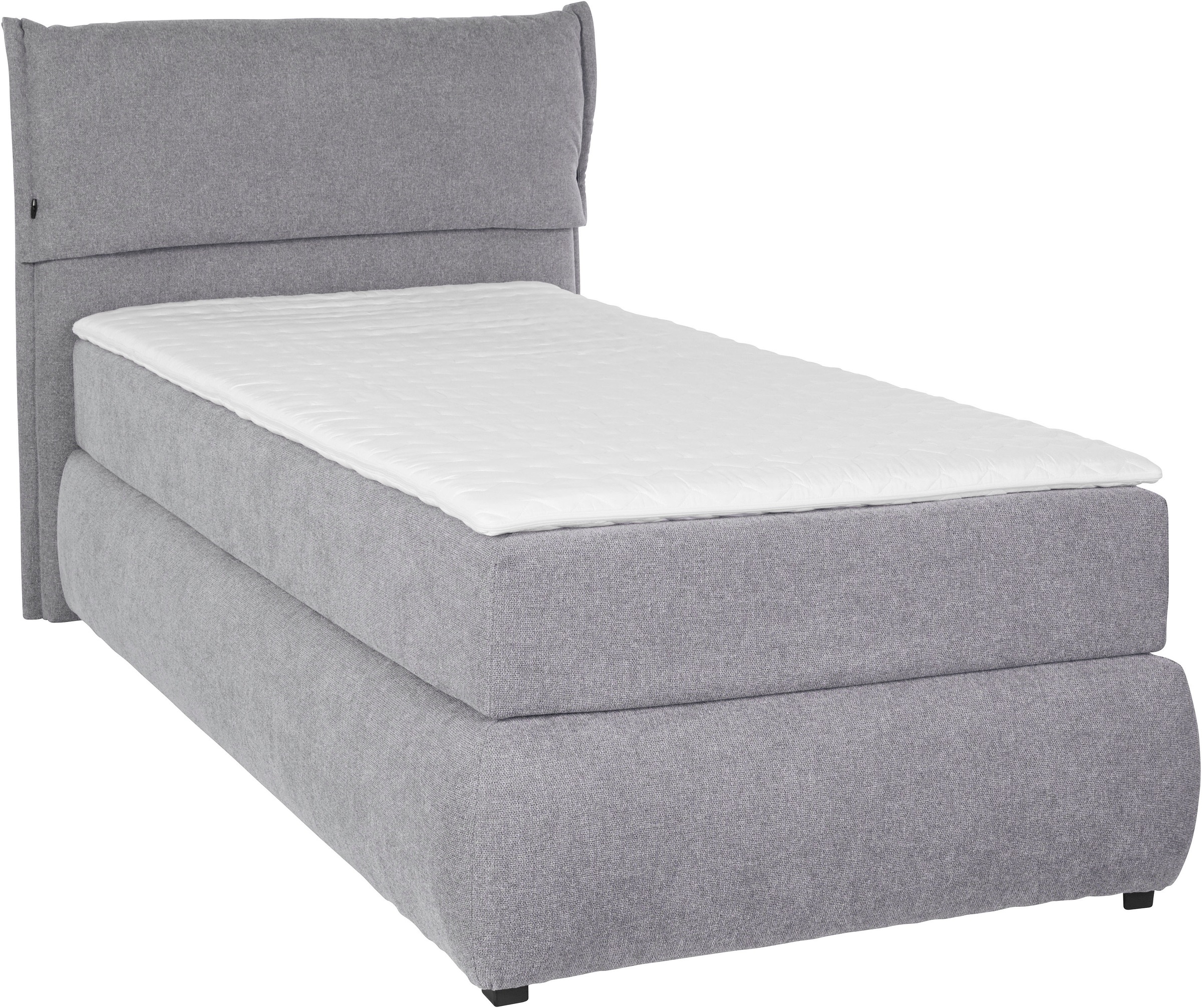 andas Boxspringbett »Jenson«, in 4 Farben, 4 Breiten, 3 Matratzenarten in 2 Härtegraden, Topper