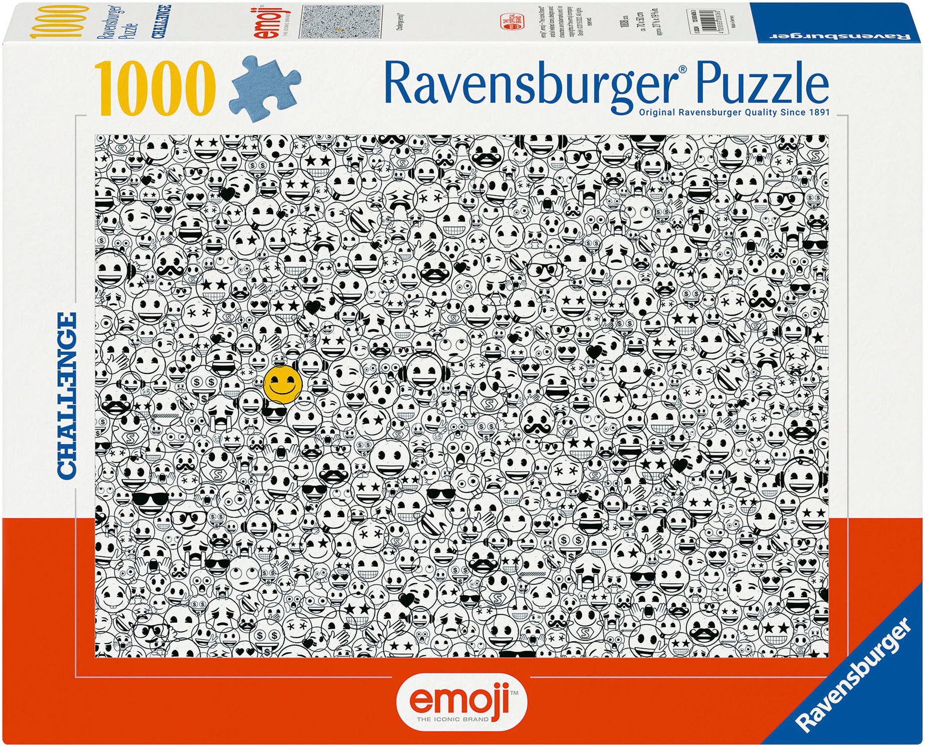 Puzzle »Challenge, Emoji«, Made in Germany; FSC® - schützt Wald - weltweit