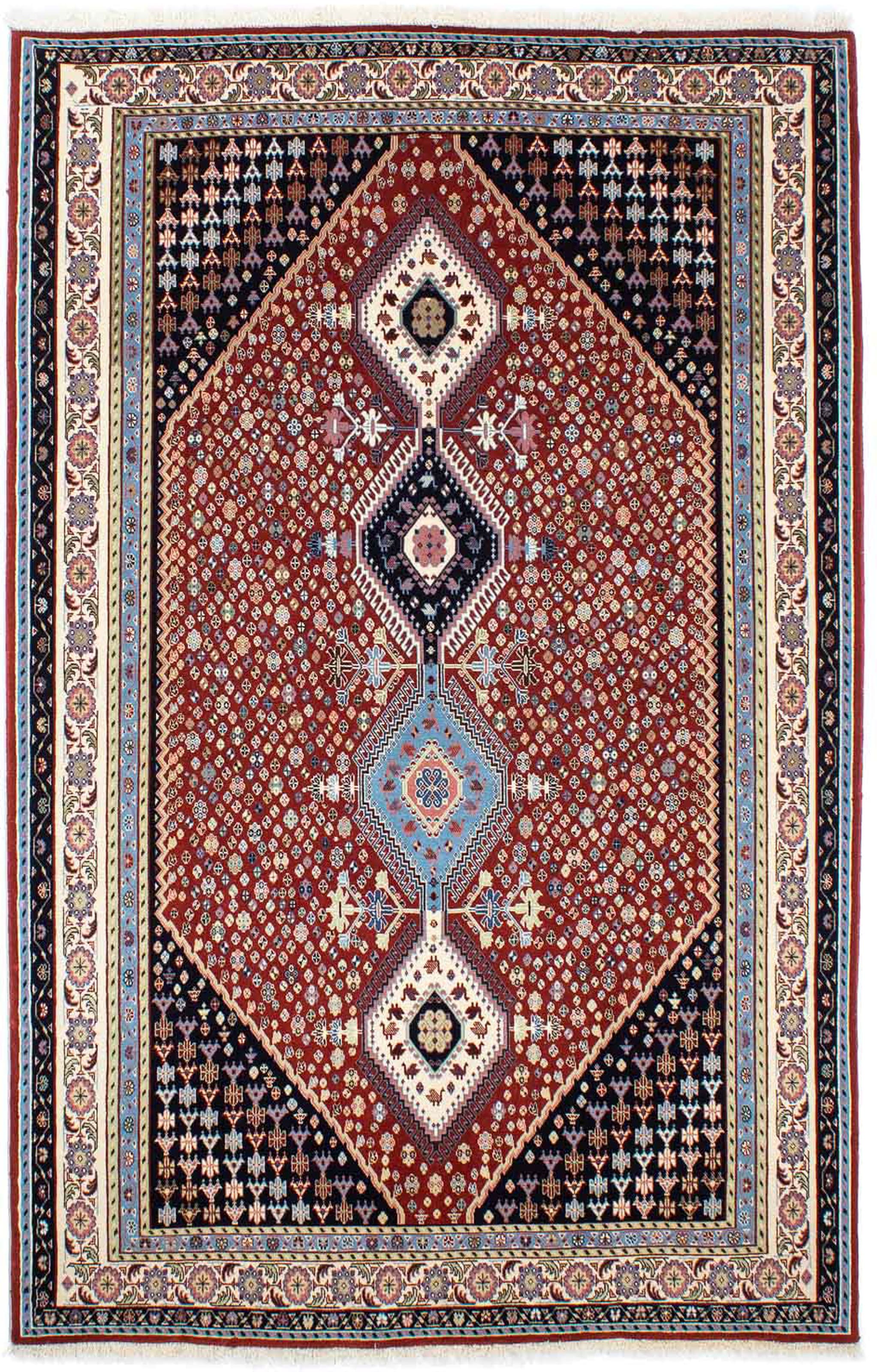 morgenland Wollteppich »Gabbeh - Kaschkuli Persern - 225 x 139 cm - dunkelr günstig online kaufen