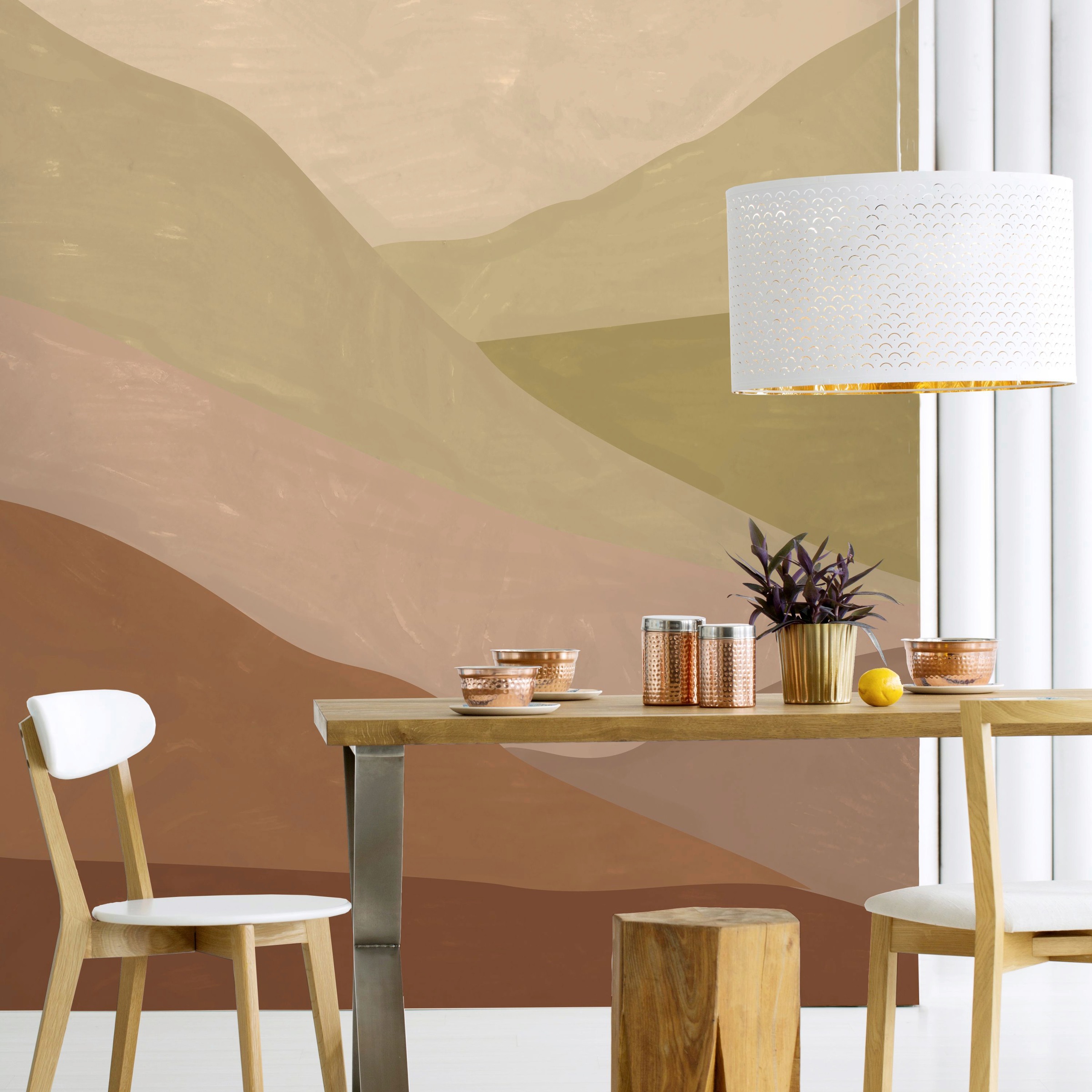 Art for the home Fototapete »Landschaft«, 300x280cm