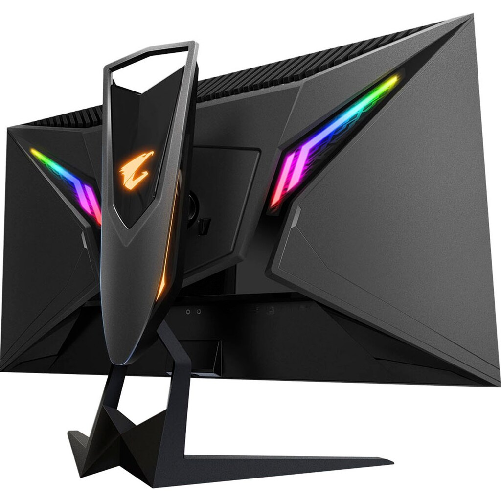 Gigabyte Gaming-Monitor »AORUS FI27Q-P Pivot-Funktion 90°«, 68,5 cm/27 Zoll, 2560 x 1440 px, QHD, 1 ms Reaktionszeit, 165 Hz, Standby-Modus 0,3 Watt, Energiesparmodus 0,5 Watt, Flimmerfei