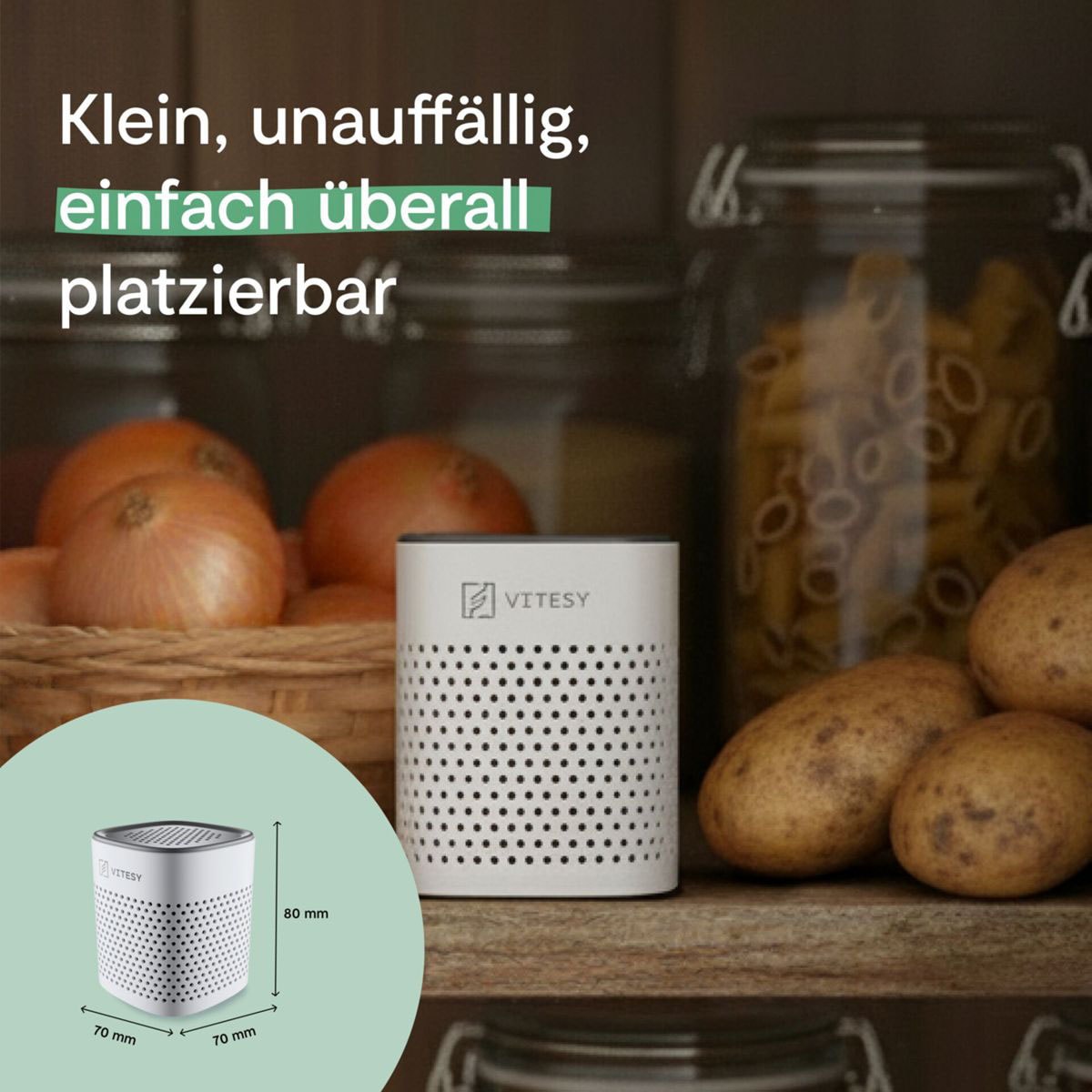 Vitesy Luftreiniger »DEO Geruchsneutralisierer« Nachhaltige, ozonfreie Luftreinigungstechnologie