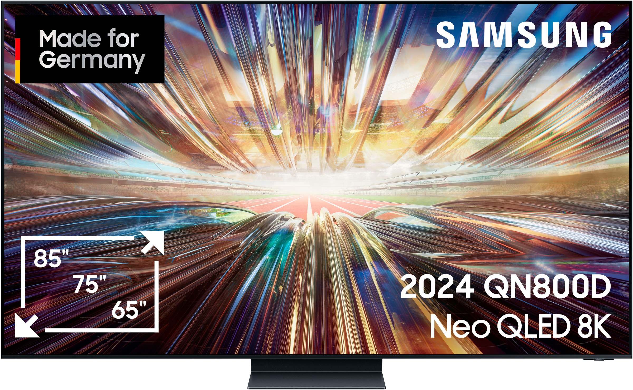 Samsung QLED Mini LED-Fernseher »GQ75QN800DT«, 8K Ultra HD, Smart-TV, Neural Quantum 8K AI Gen2 Prozessor, bis zu 165Hz, AI Upscaling, KI TV