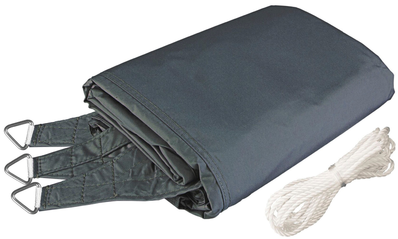 Windhager Sonnensegel »Cannes Dreieck«, 5x5x5m, anthrazit