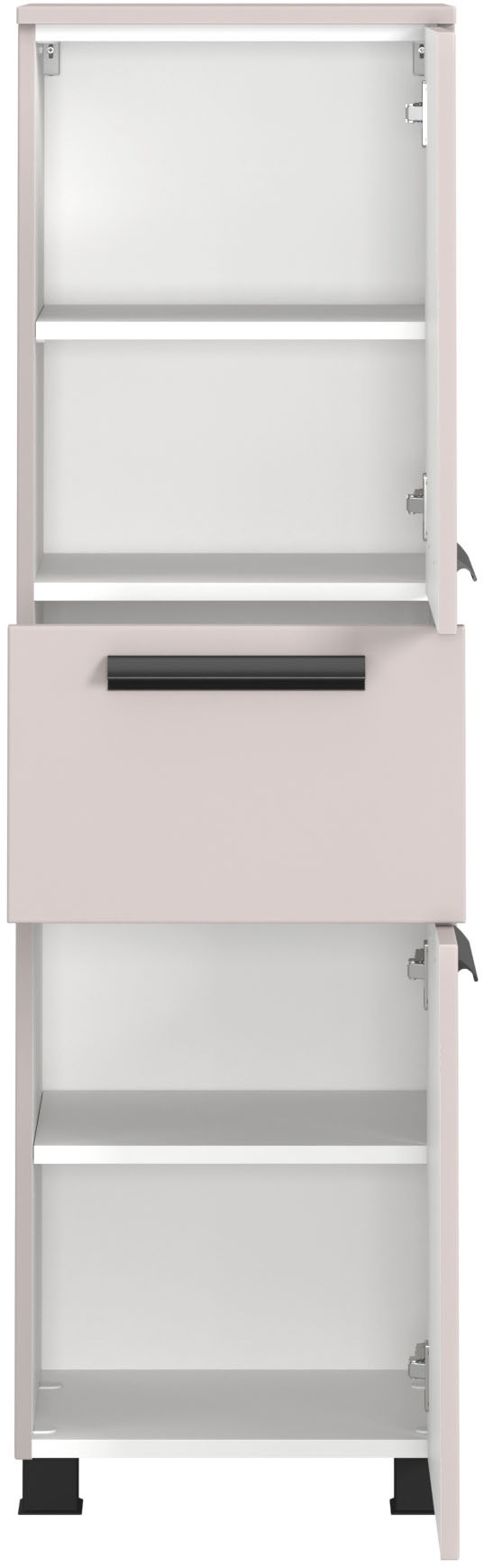 welltime Badmöbel-Set »SALVADA, 5tlg-Set, gedämpfte Scharniere, Softclose, Keramikbecken« Maße (B/T/H): 180/47,5/200 cm, 