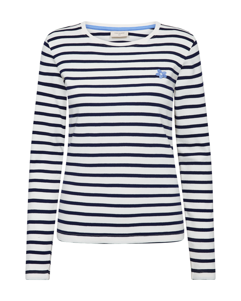 FREEQUENT Langarmshirt »FQFAMILA-TEE« im Streifen-Design