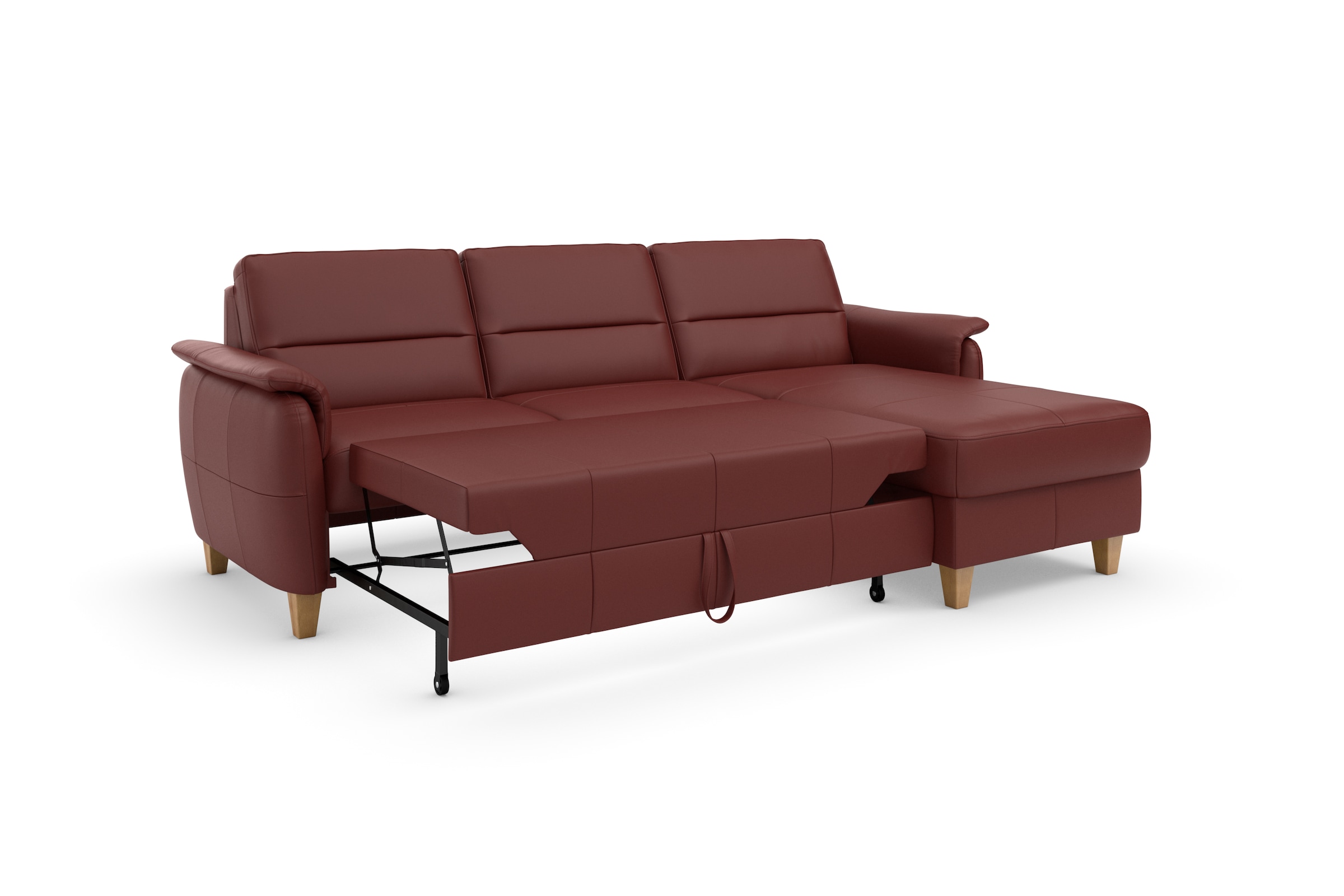 Home affaire Ecksofa »Palmera L-Form«, Federkern, wahlweise mit Bettfunktion und mit/ohne Bettkasten