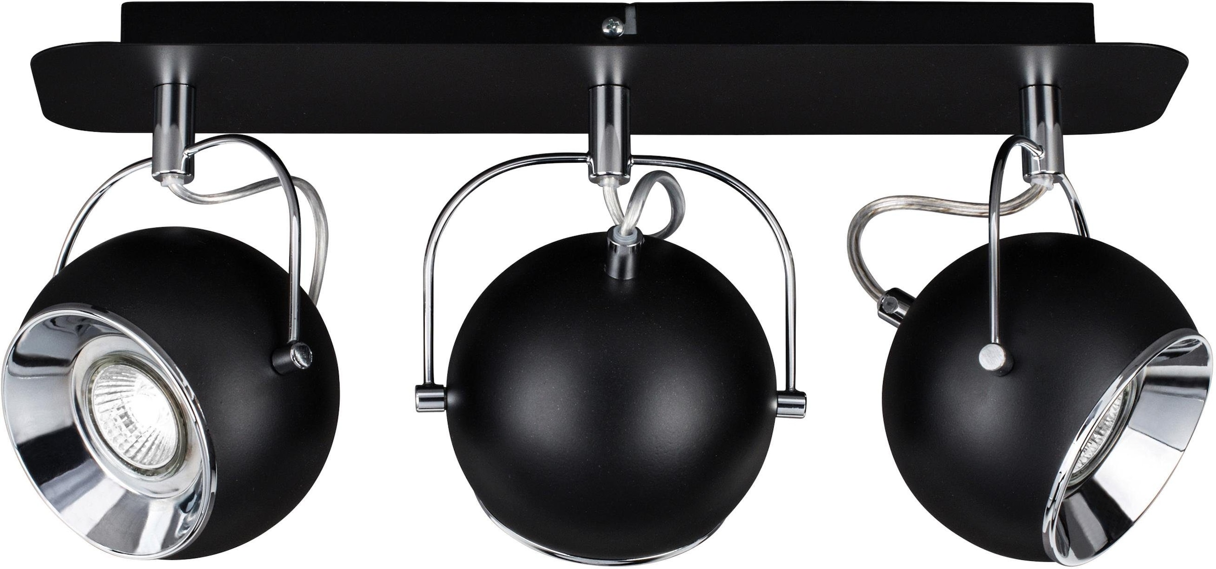 SPOT Light Deckenleuchte »BALL«, 3 flammig, Leuchtmittel GU10   LED wechsel günstig online kaufen