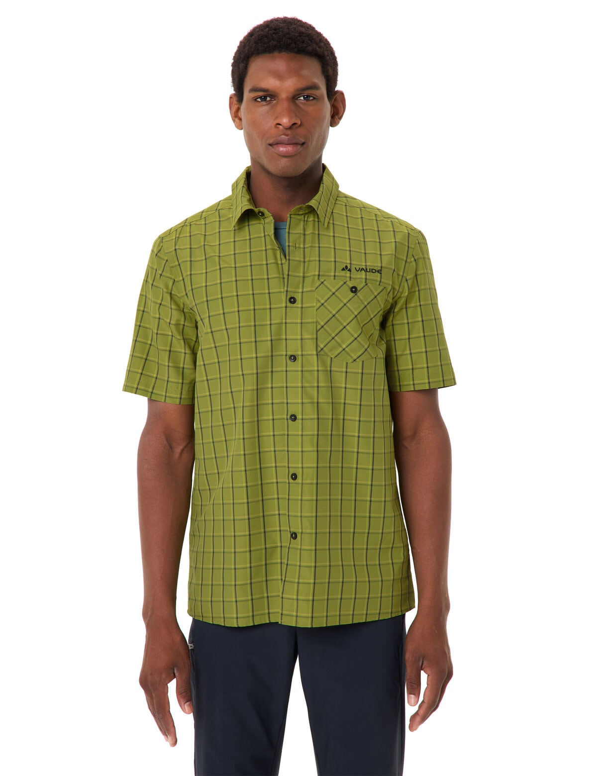 VAUDE Kurzarmhemd »MEN'S ALBSTEIG SHIRT III« Kurzarm, aus Lyocell und Polyester, mit Knopfleiste
