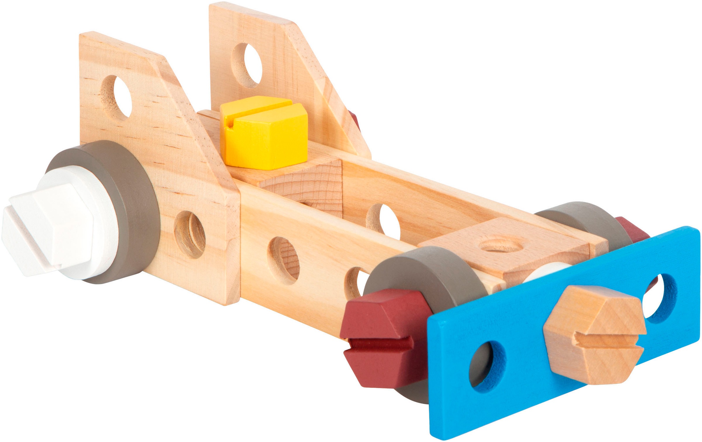 Small Foot Kinder-Werkzeug-Set »Werkzeugkoffer - Workshop«, (53 tlg.), aus Holz