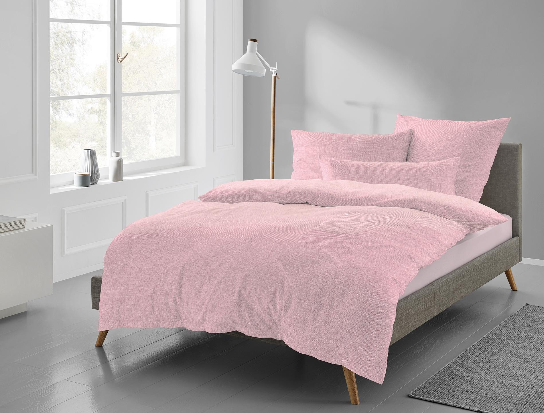 Irisette Bettwäsche »Carla in Gr. 135x200, 155x220 oder 200x200 cm«, Bettwäsche aus Baumwolle, Bettwäsche mit Reißverschluss