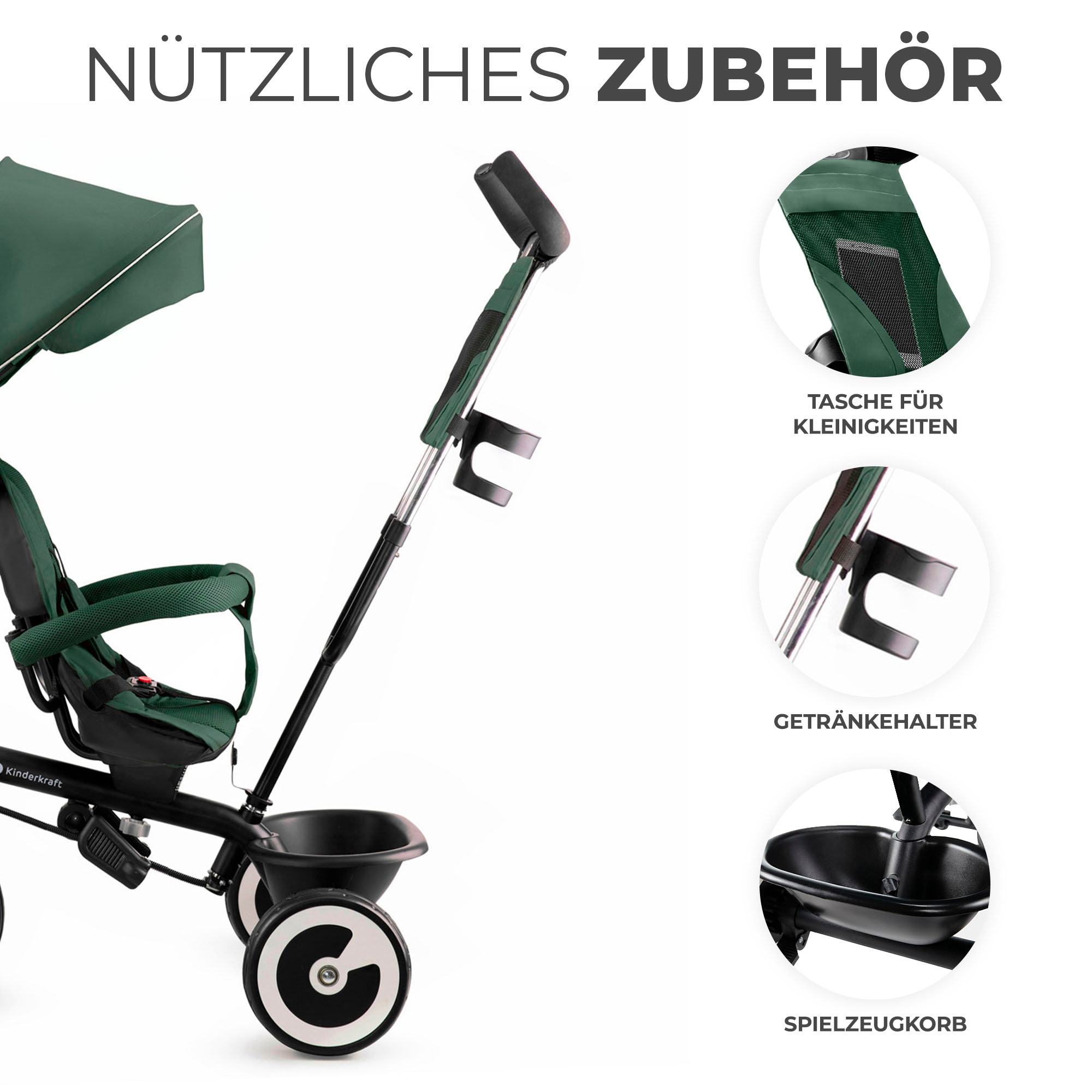 Kinderkraft Dreirad »ASTON«, mitwachsend