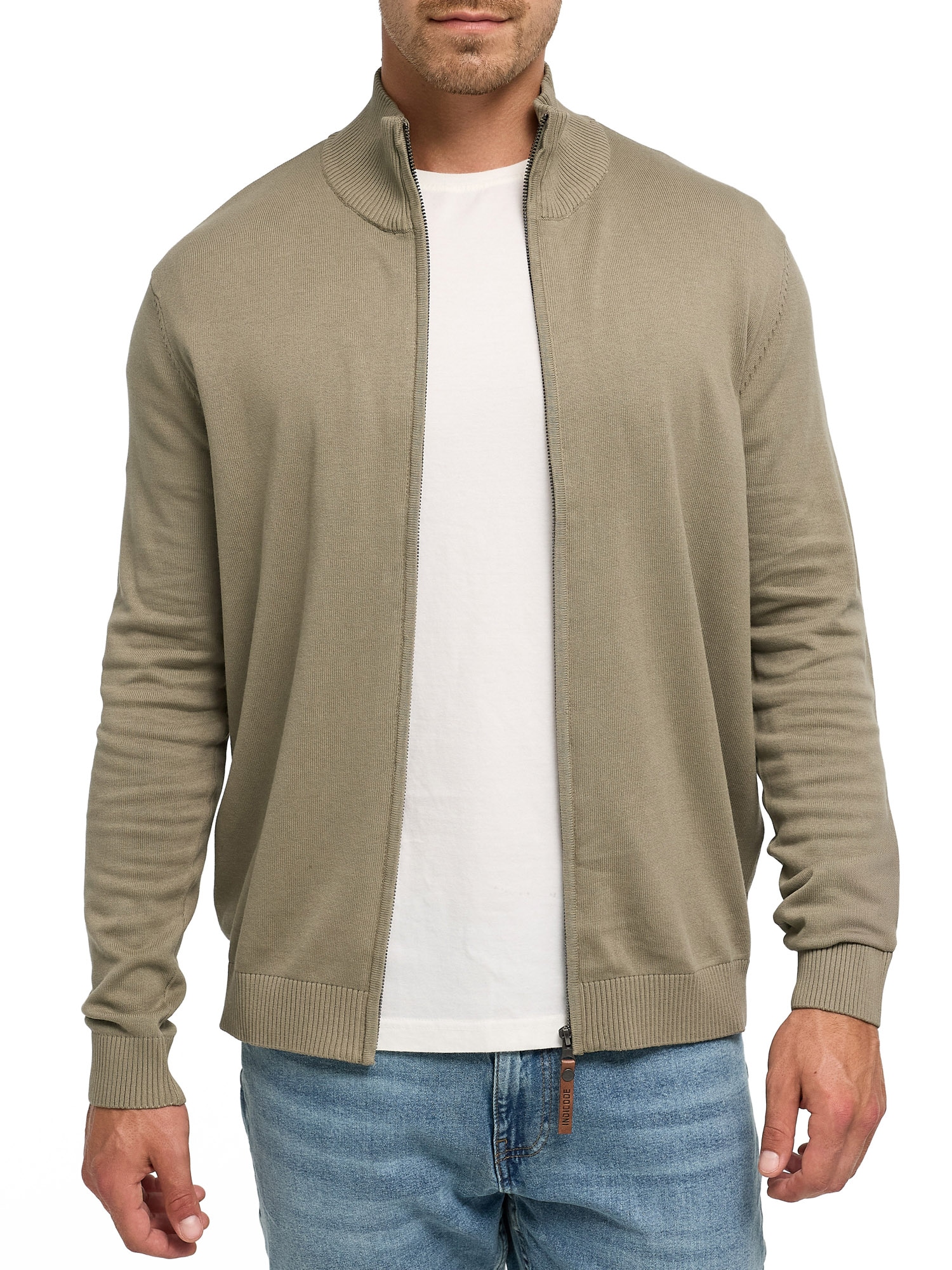 Indicode Strickjacke »INArkmill cardigan« Baumwolle, regular fit