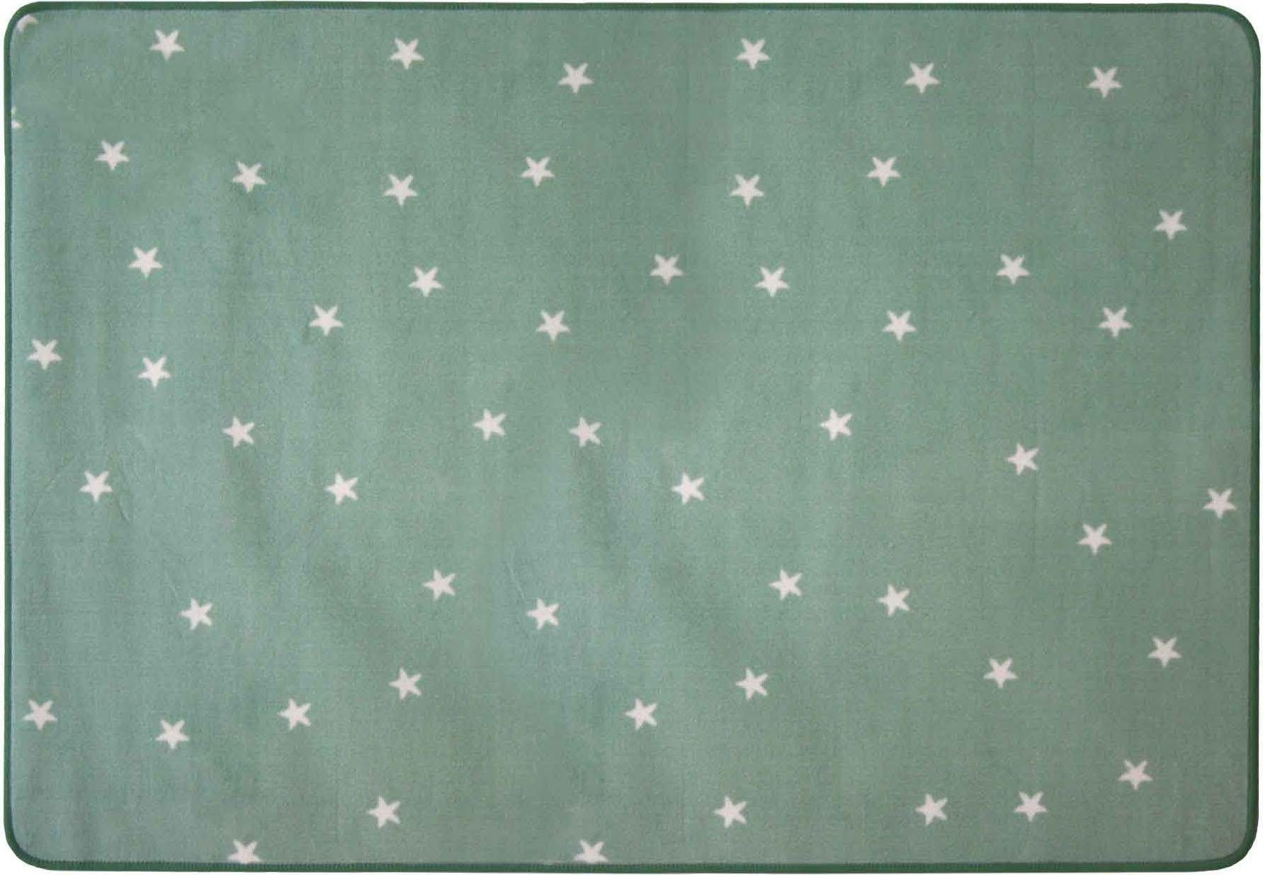 Primaflor-Ideen in Textil Kinderteppich »STELLA«, rechteckig, 5 mm Höhe, Motiv Sterne, Kinderzimmer