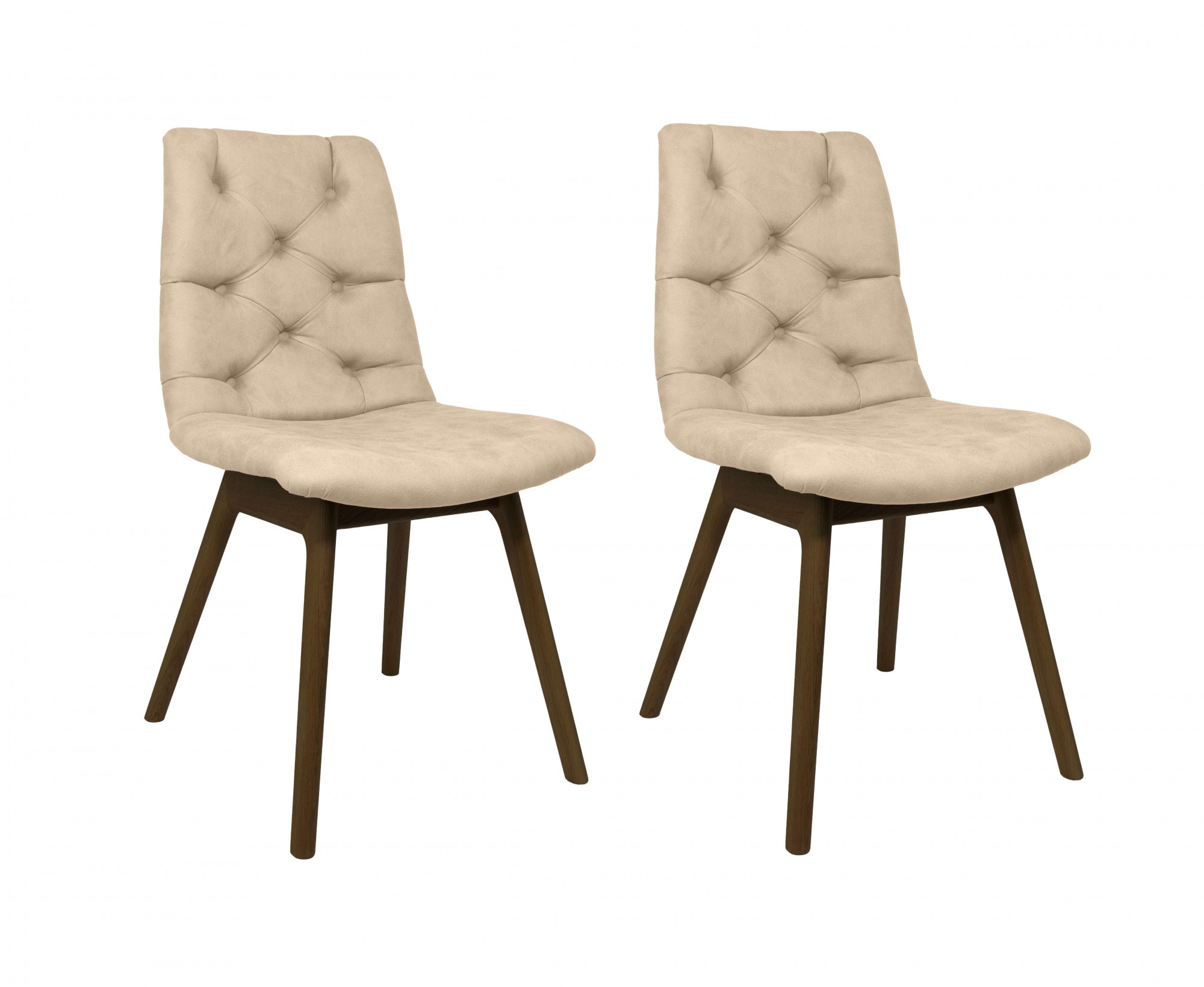 andas Esszimmerstuhl »Ramon«, (Set), 2 St., Microfaser, mit Massivholzbeine günstig online kaufen