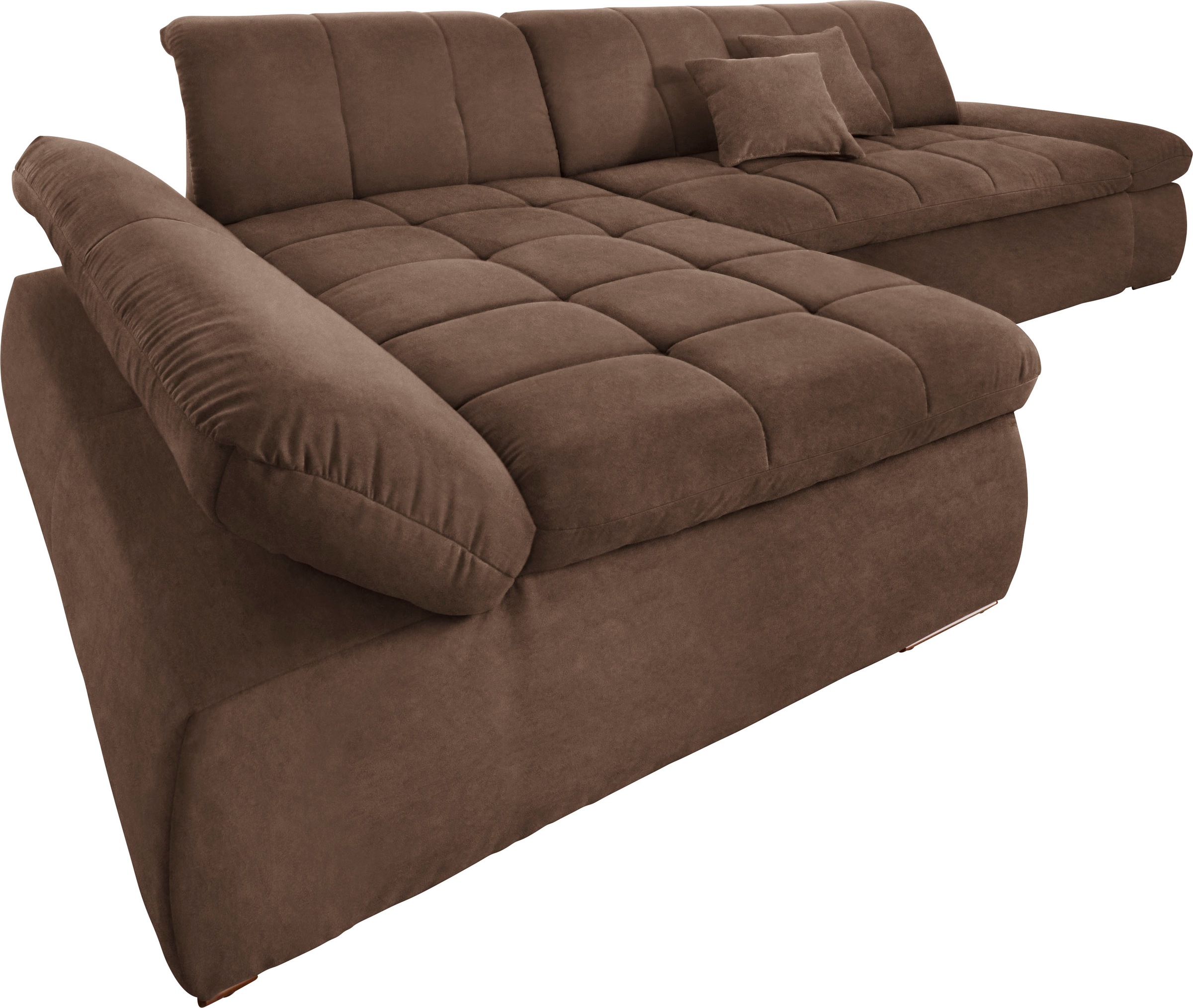 DOMO collection Ecksofa »NMoric XXL, B/T/H: 300/172/80cm, L-Form«, wahlweis günstig online kaufen