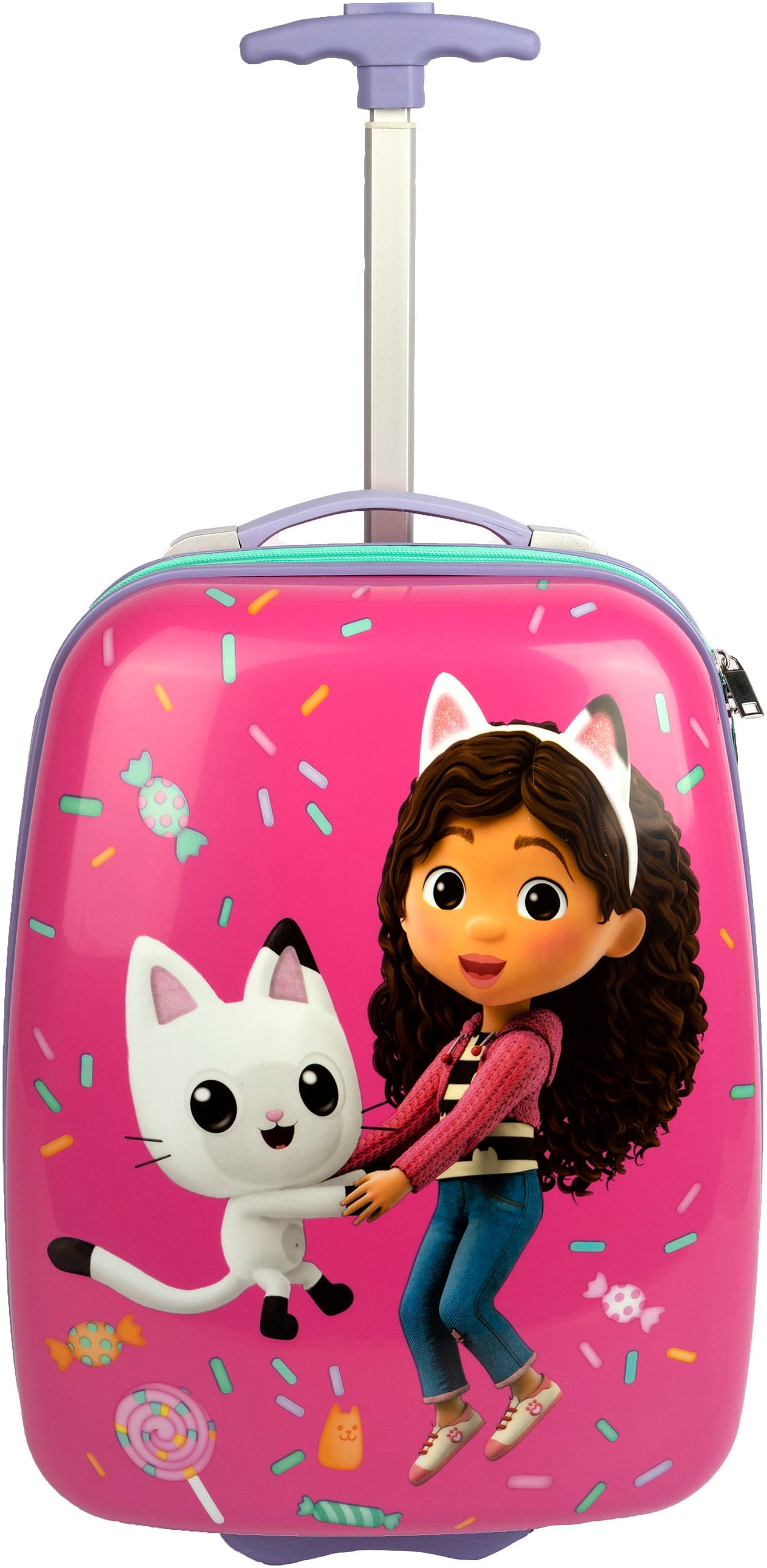 UNDERCOVER Kinderkoffer »Gabby's Dollhouse, 46 cm« 20 l 2 Rollen mit Teleskopstange Gabby's Dollhouse