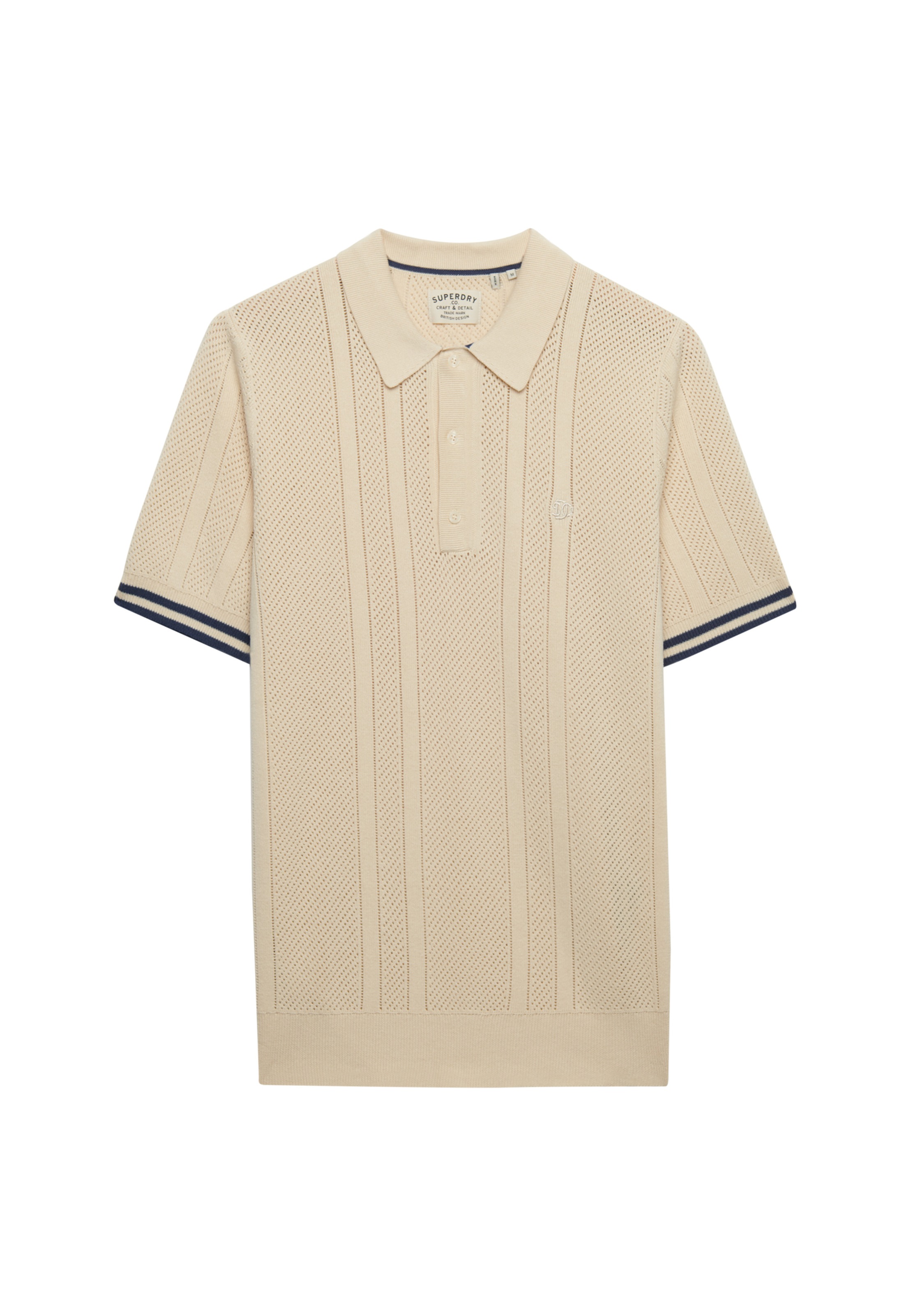 Superdry Poloshirt »KNITTED TEXTURE S/S POLO« Baumwolle, relaxed fit