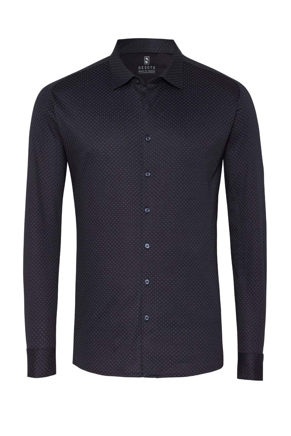 DESOTO Langarmhemd »Jerseyhemd Casual Kent«