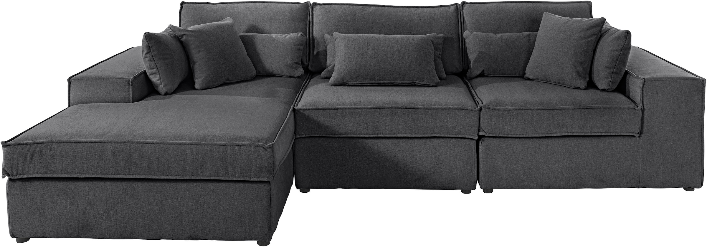 RAUM.ID Ecksofa »Florid L-Form«, 3 Teile, bestehend aus Modulen, viele Bezugsqualitäten, auch in Cord