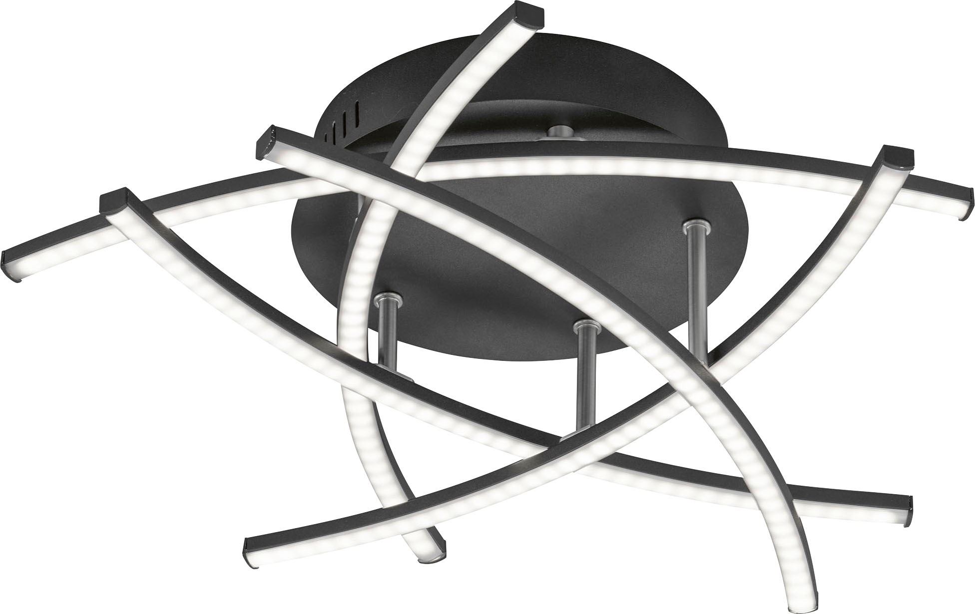 FISCHER & HONSEL LED Deckenleuchte »Cross TW« LED-Modul 1 Stk. Neutralweiß günstig online kaufen